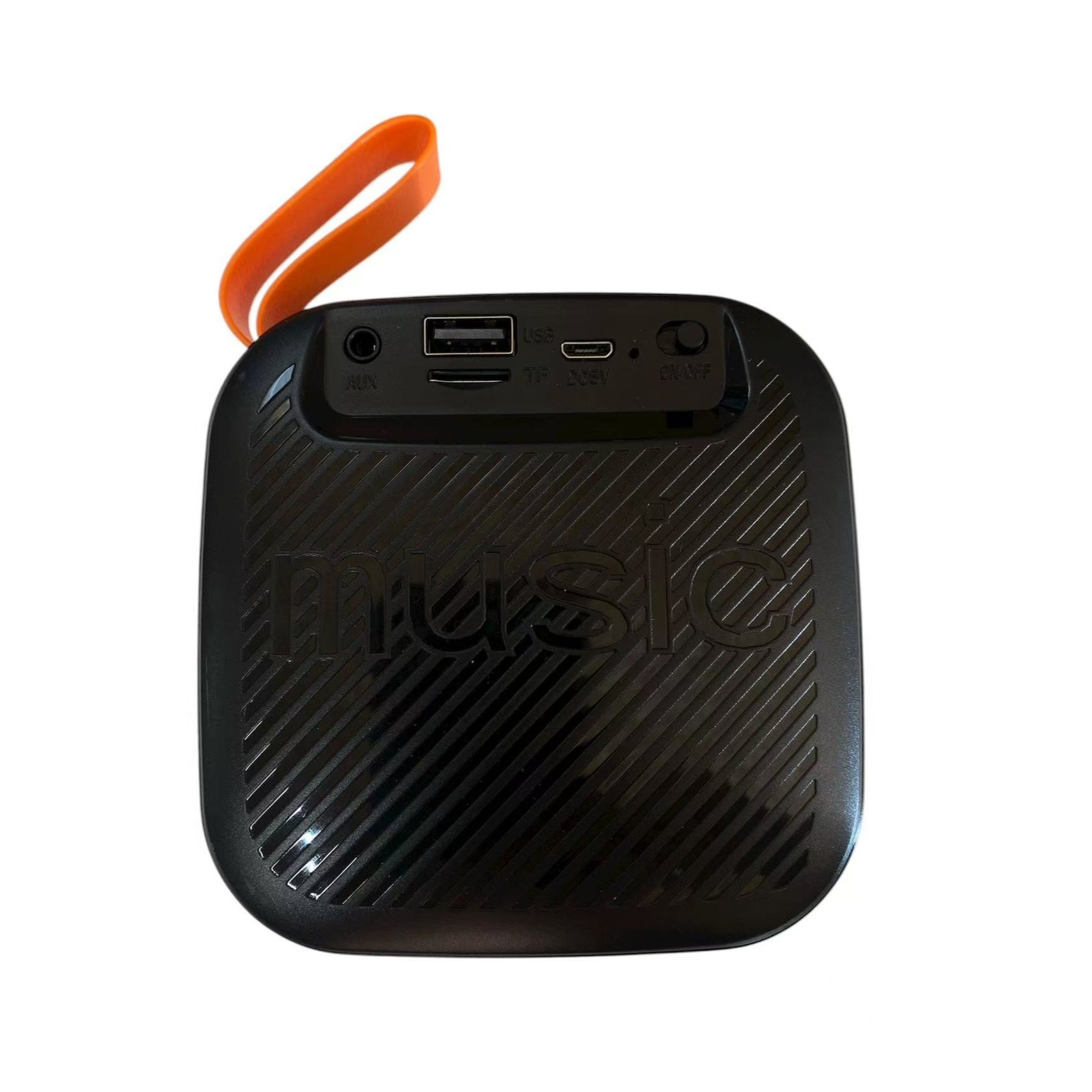 TEMU Wireless Portable Mini Bt Speaker Rgb Led Colorful Light Stereo Woofer Square Active Music Portable Speaker Fm Radio