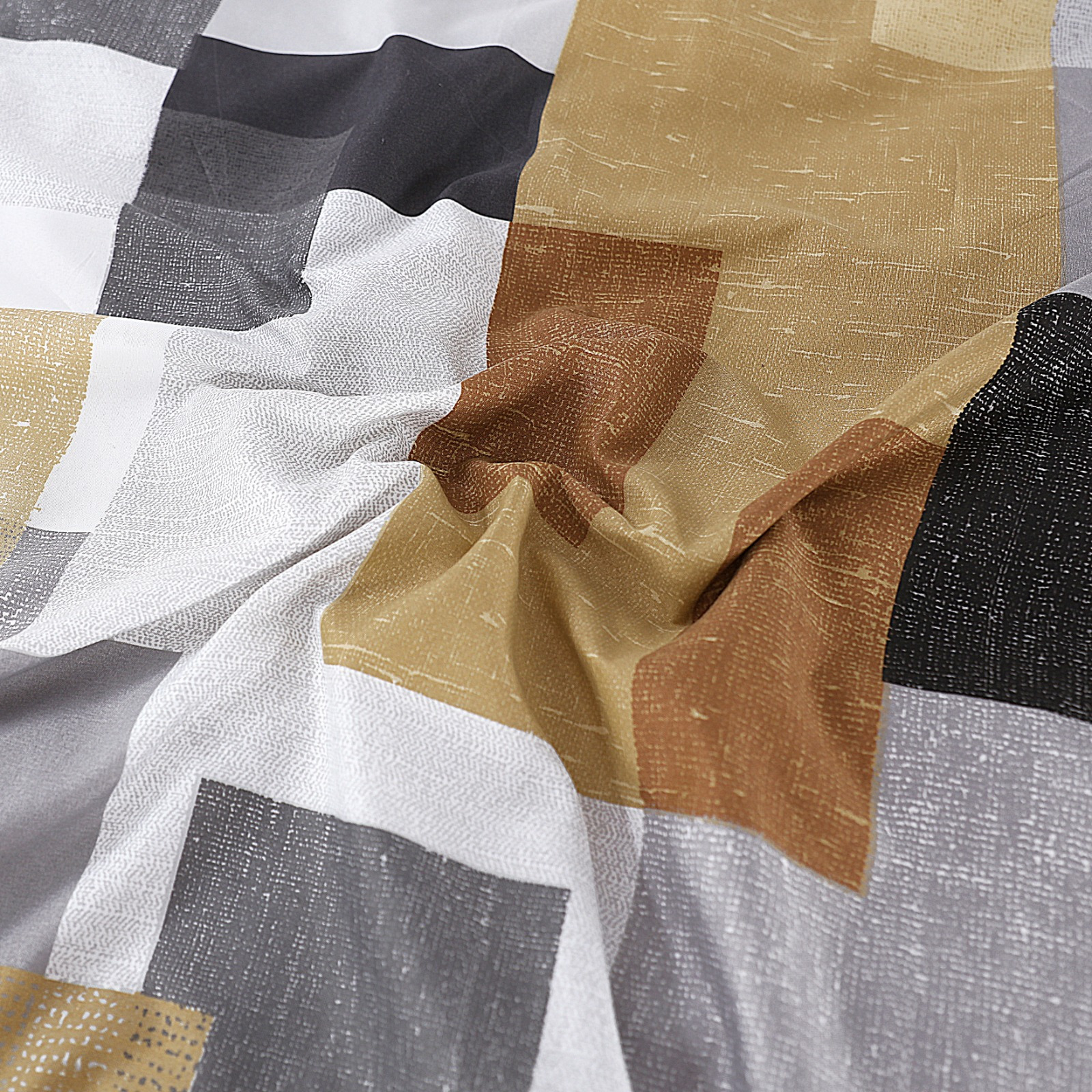 Adam Home 4pcs Printed MF Duvet Sets Complete Bed Set Unique Bedding Sets Printed Bed Set Microfiber Ultra Soft and Non-Allergenic Bedding Duvet Cover Set with Pillow cases