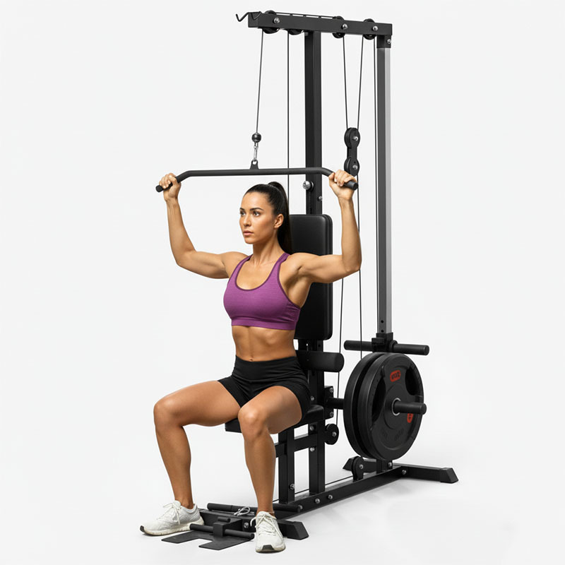 120KG Tri Grip Plates with Cable Machine