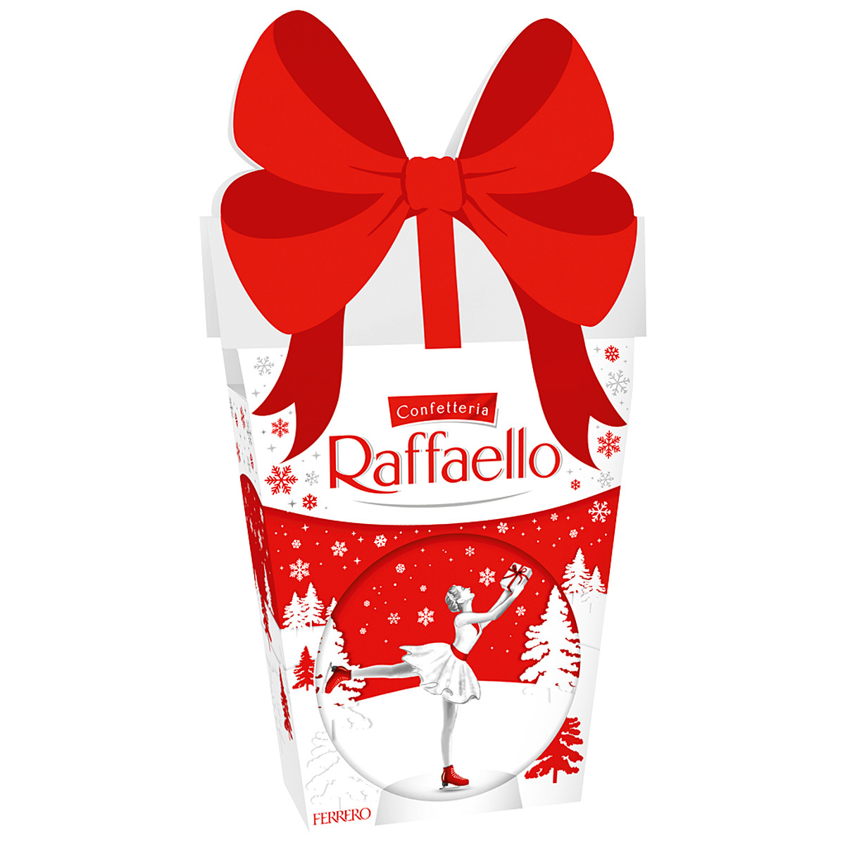 Image of Raffaello Gift With Coconut Milk Cream Almonds Christmas 120g