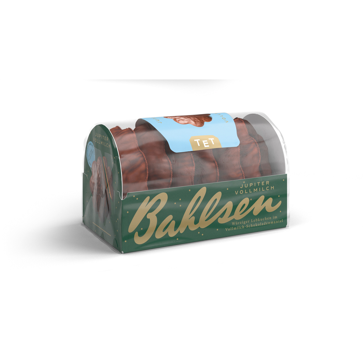 Bahlsen Jupiter Whole Milk 7 Gingerbread With Whole Milk Chocolate 200g
