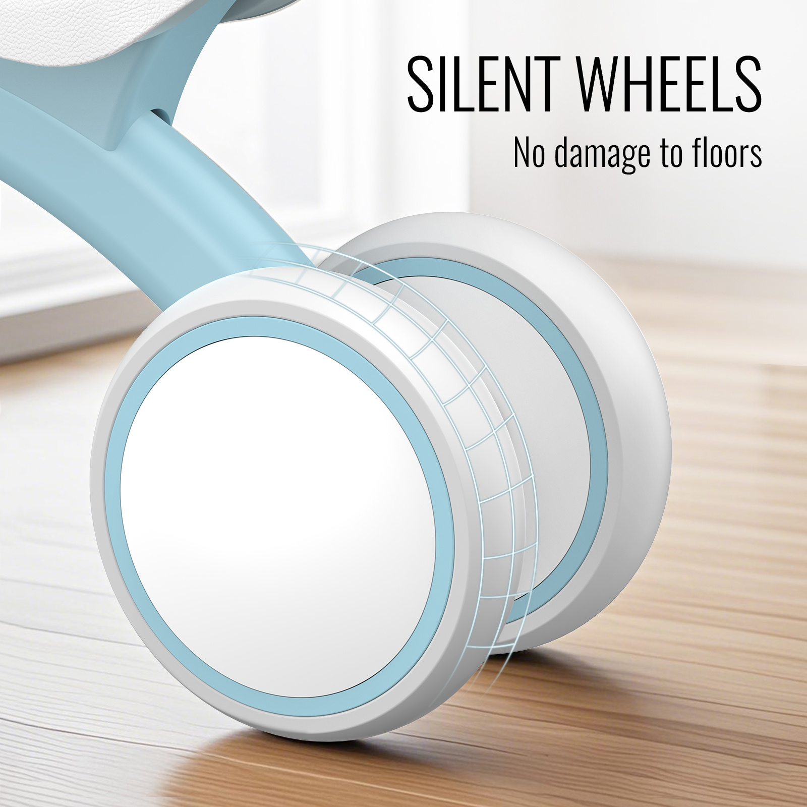 Kinderen Vierwielige Lichtgewicht Loopfiets, Baby Loopfiets met Mandje, Binnen/Buiten Baby Walker, 135° Extreme Stuurontwerp Voorkomt Zijwaarts Omvallen, Geschikt voor Jongens en Meisjes, Ideaal Verjaardagscadeau, Perfect voor Binnen/Buiten Spelen en Evenwichtstraining, Beschikbaar in Groen/Roze/Zwart/Blauw