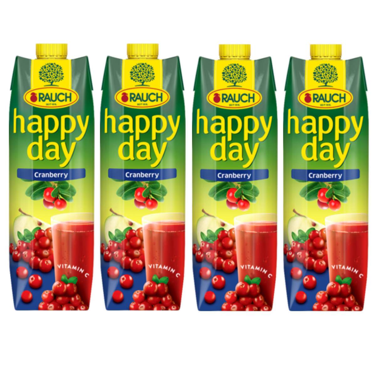 Smoke Happy Day Cranberry Concentrate Concentrate 1000ml 4-pack