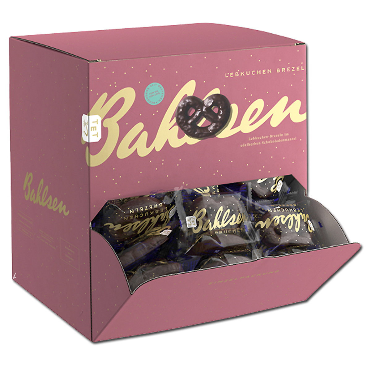 Image of Bahlsen Gingerbread Pretzels Noble Herb 111-pack Display 1300g