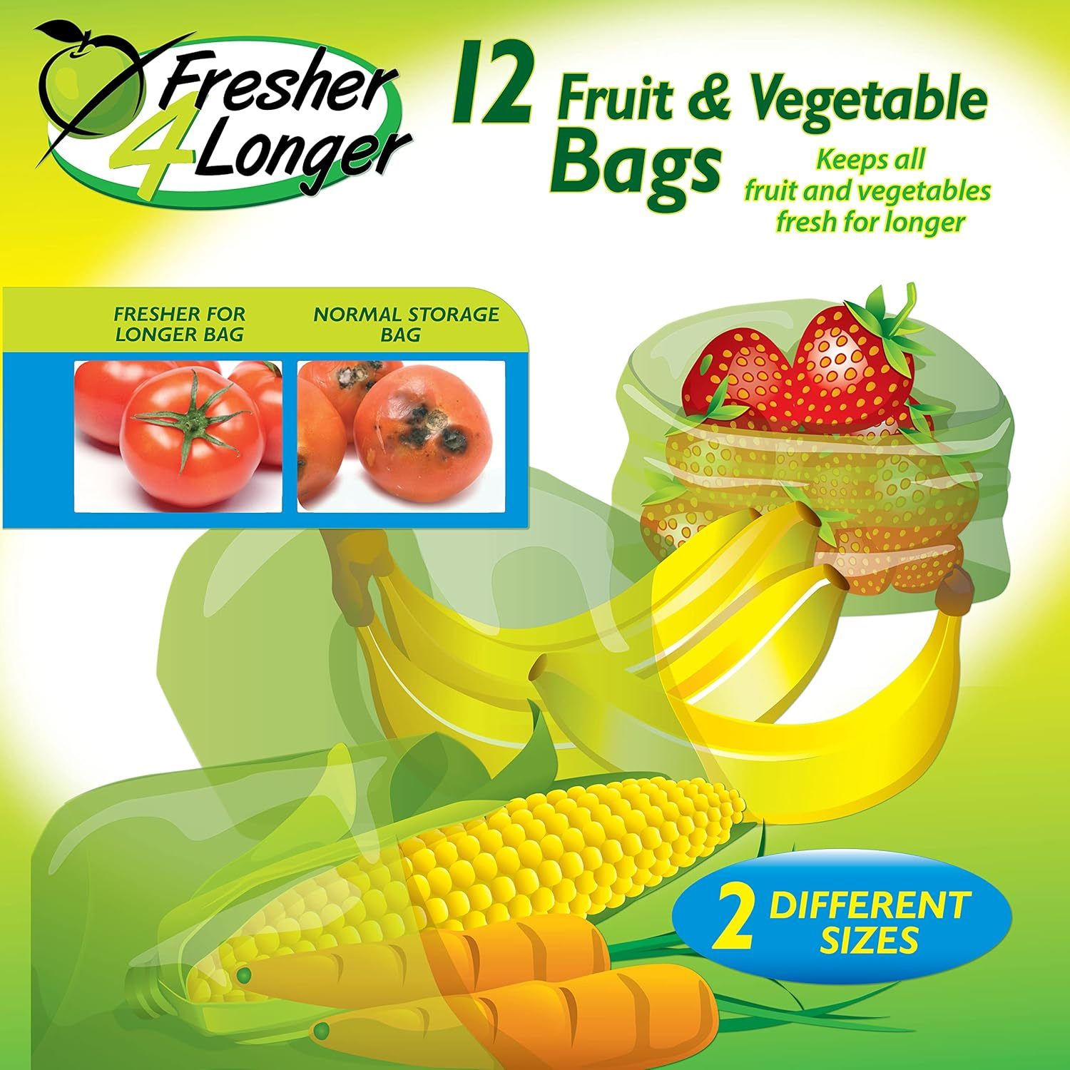 TEMU Fruit & Vegetable Bag – Durable Reusable Mesh Bag For Grocery Shopping And Storage – Lightweight, And Convenient