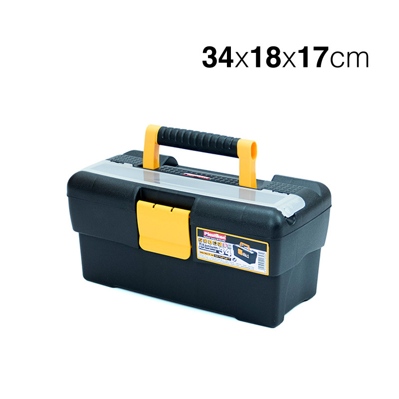 TEMU PLASTIKEN de Herramientas 34cm Medidas 34x18x17cm. Organizador Tornillos, Heramientas, Manualidades