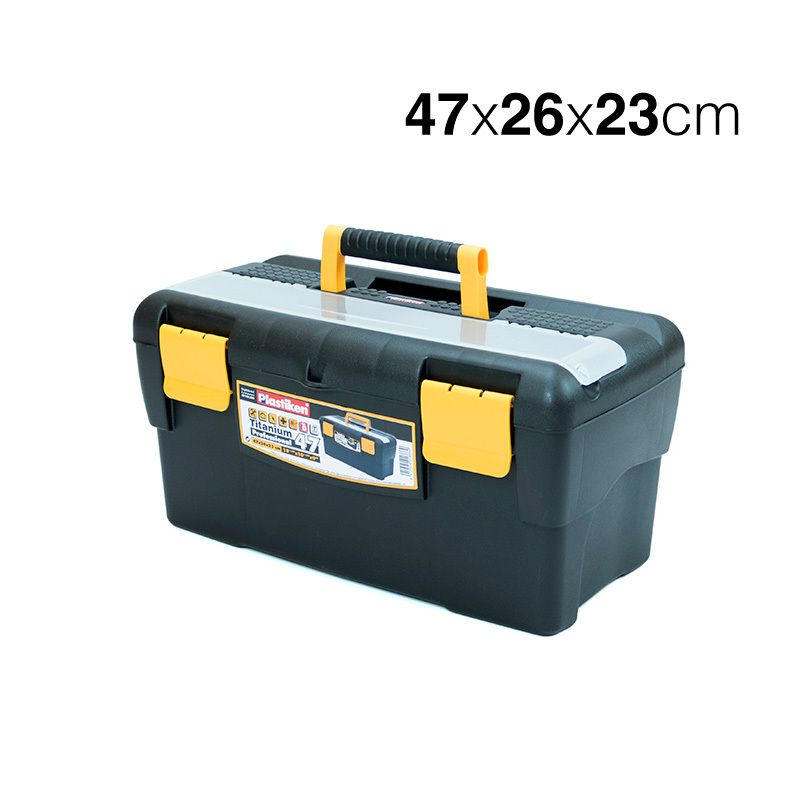 TEMU PLASTIKEN de Herramientas 47cm Medidas 47x26x23cm. Organizador Tornillos, Heramientas, Manualidades