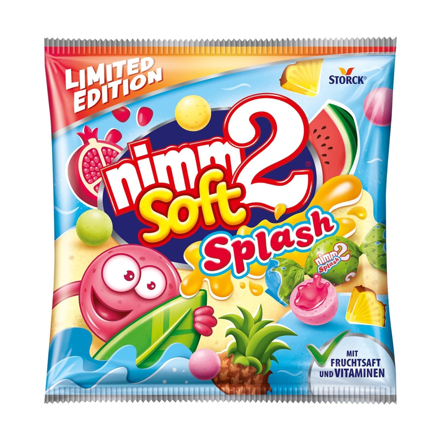 Take 2 Soft Splash - 1 X 240 G - Filled Chewy Candies With Fruit Juice And Vitamins