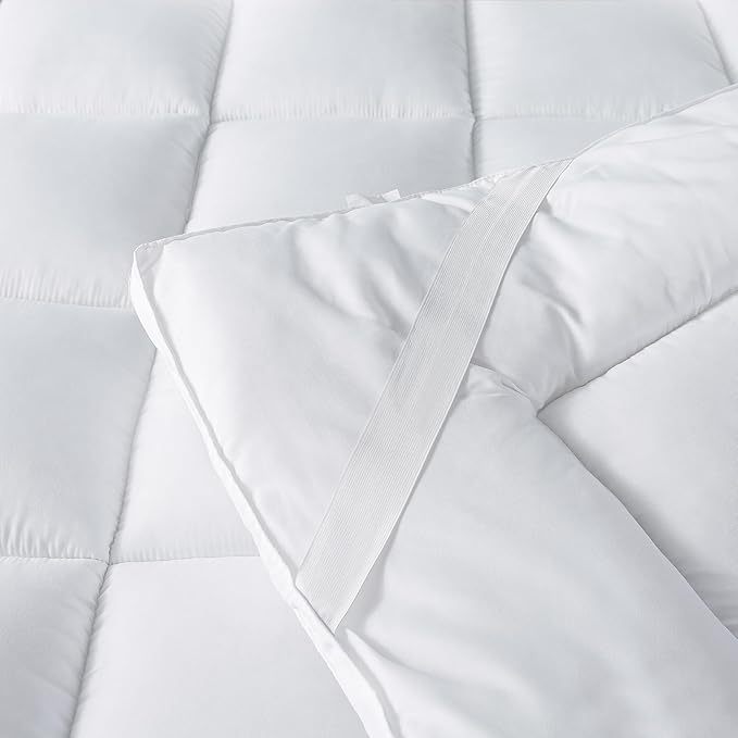 Divine Textiles - Luxury 4cm / 10cm Thick Mattress Topper – Ultra Soft, Smooth, and Supportive Bed Upgrade, Perfect for Adding Comfort and Freshness, Fits Single, Small Double, Double, and King Size Beds