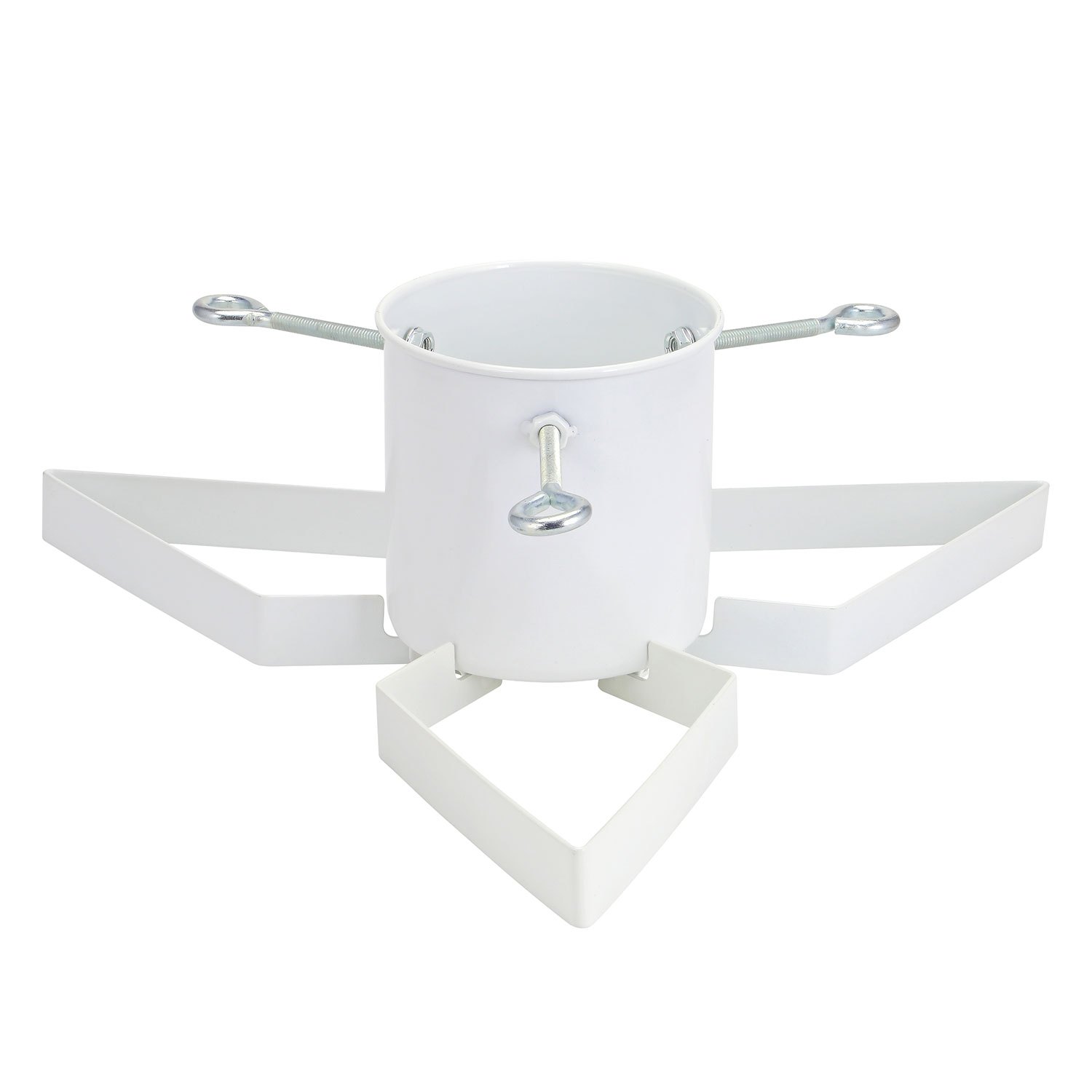 TEMU Christmas Metal Adjustable Tree Stand Holder Tree Tidy Decoration, Supports To 8ft In Height - 1.4l Water Tank Capacity - 3-11cm Diameter