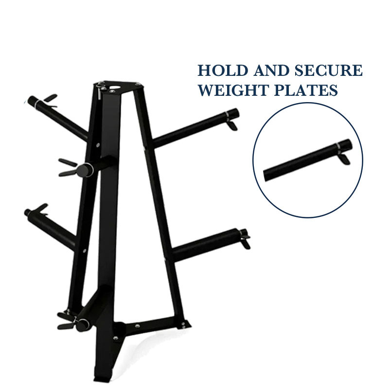 Weight Plate with Storage Rack and 150kg Tri Grip Plates
