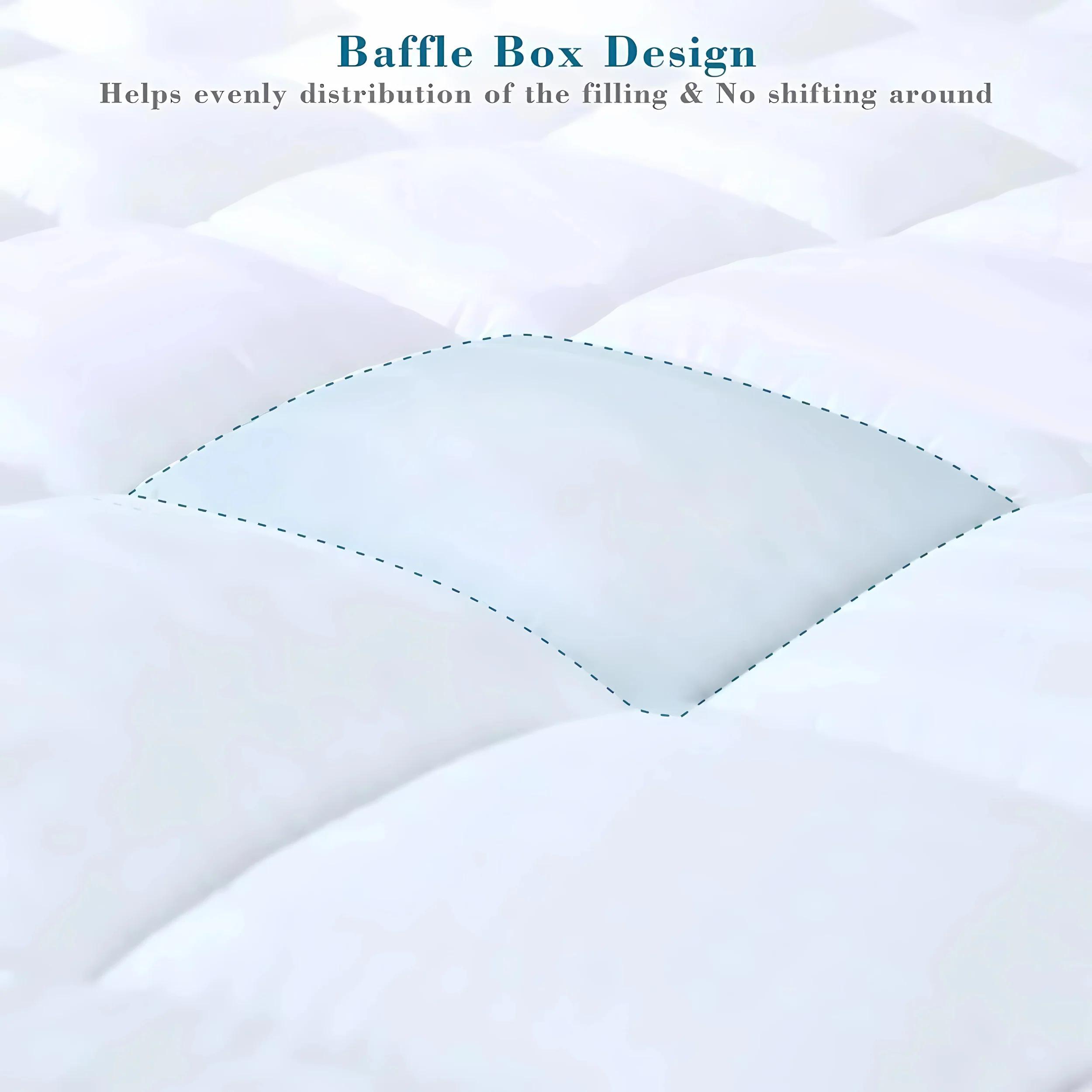 Divine Textiles - Luxury 4cm / 10cm Thick Mattress Topper – Ultra Soft, Smooth, and Supportive Bed Upgrade, Perfect for Adding Comfort and Freshness, Fits Single, Small Double, Double, and King Size Beds