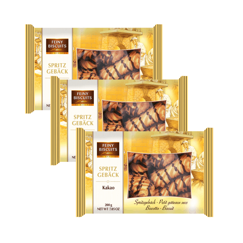 Delicate Biscuits Spritz Cocoa – 3 X 200 G