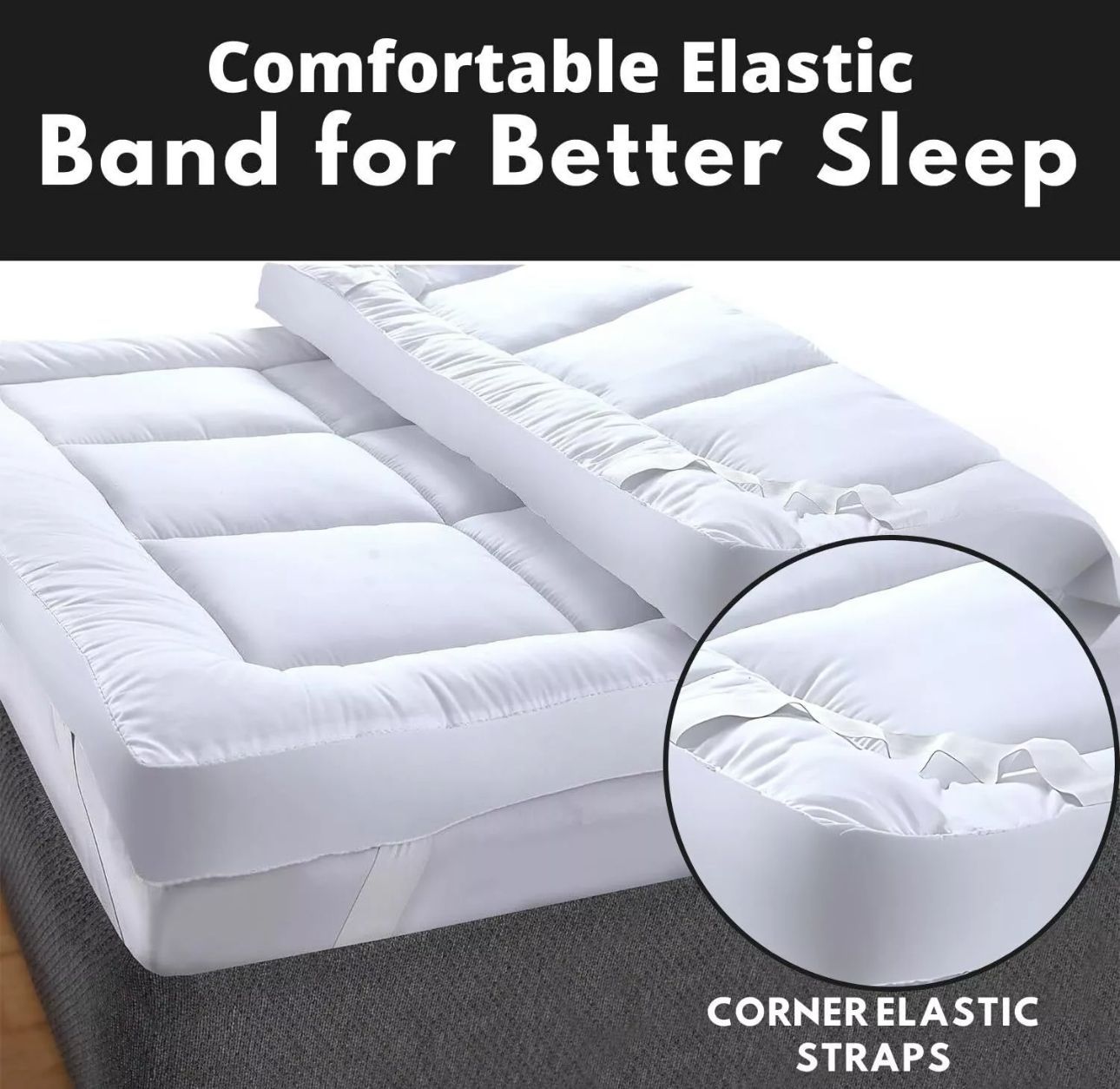 Divine Textiles - Luxury 4cm / 10cm Thick Mattress Topper – Ultra Soft, Smooth, and Supportive Bed Upgrade, Perfect for Adding Comfort and Freshness, Fits Single, Small Double, Double, and King Size Beds