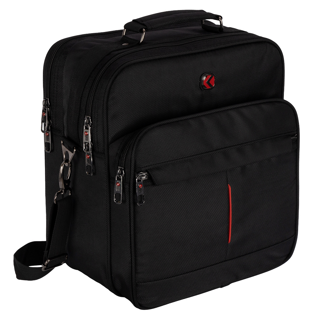 E-shop Arbeitstasche Umhängetasche Messenger Herrentasche XXL Schwarz