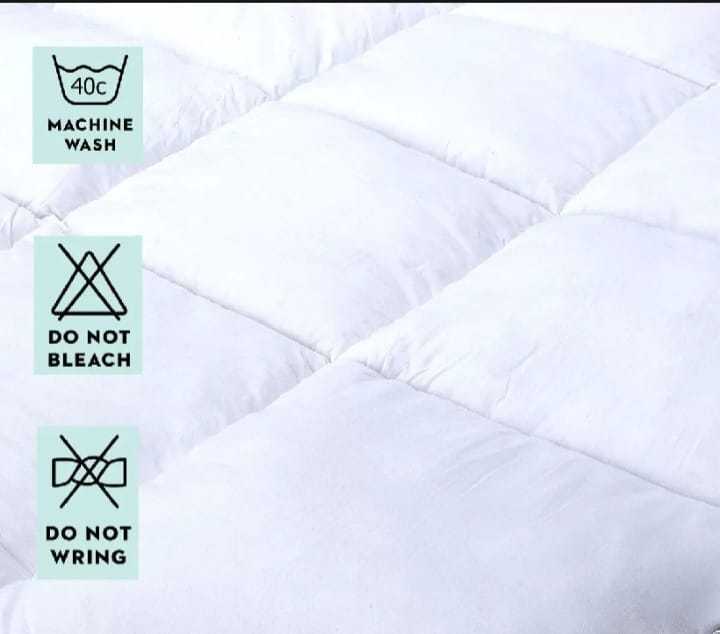 Divine Textiles - Luxury 4cm / 10cm Thick Mattress Topper – Ultra Soft, Smooth, and Supportive Bed Upgrade, Perfect for Adding Comfort and Freshness, Fits Single, Small Double, Double, and King Size Beds