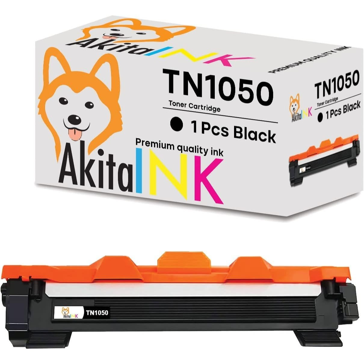 TEMU AkitaINK KIT 1 Toner TN1050 TN1000 Compatibile Brother MFC-1910, DCP-1510, DCP-1512, MFC-1810, HL-1110, HL-1112, DCP-1610W, DCP-1612W, HL-1210W,