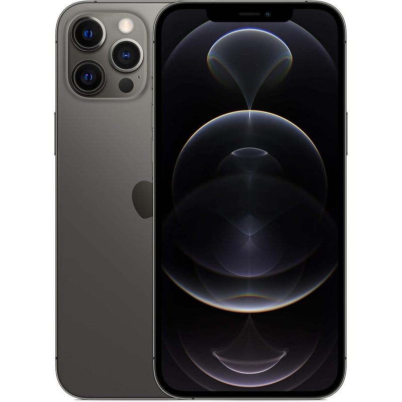 TEMU Apple iPhone 12 Pro Max, Compatibile con Tutte le Operatori, 256GB, Grafite - (Rivenduto)