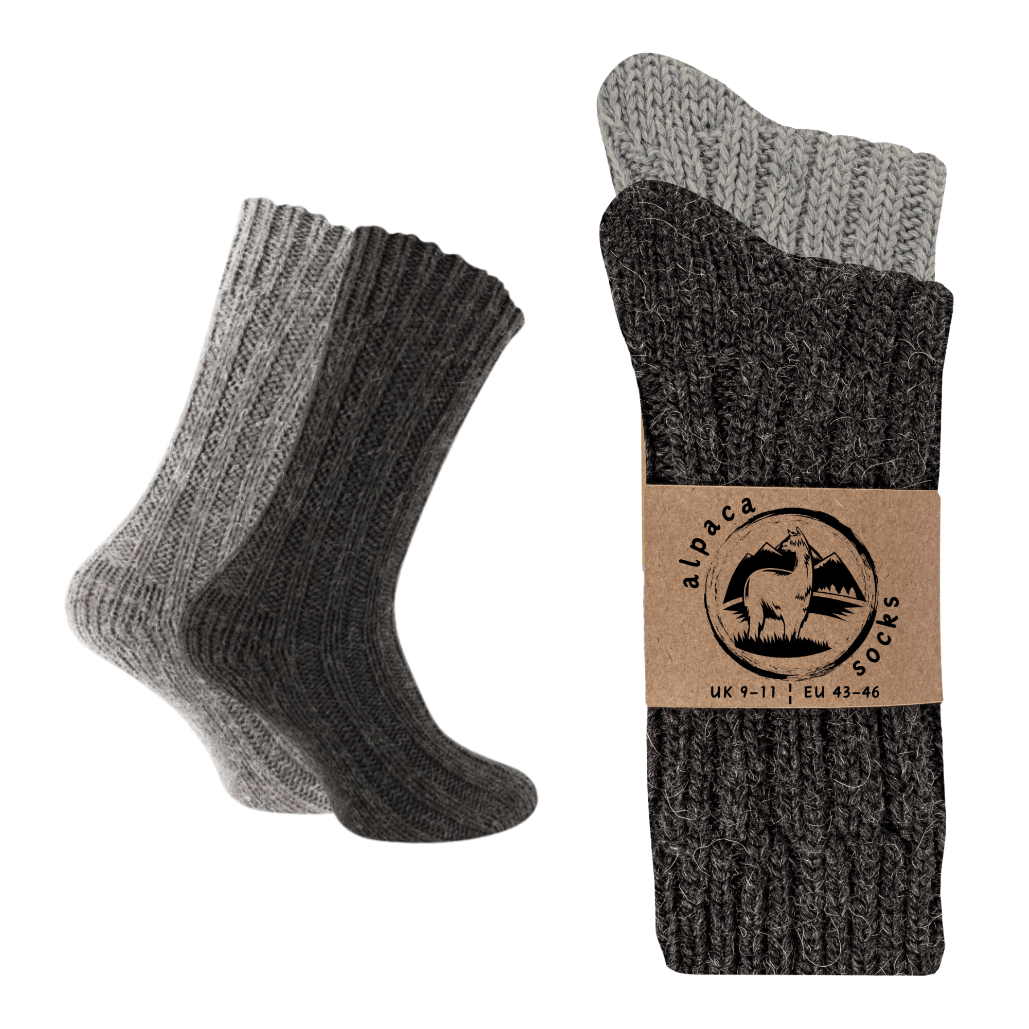 TEMU Alpaca Wool Socks Pack, Extra Thick Natural Thermal Winter Socks Home Socks, Hiking Walking Socks, Warm