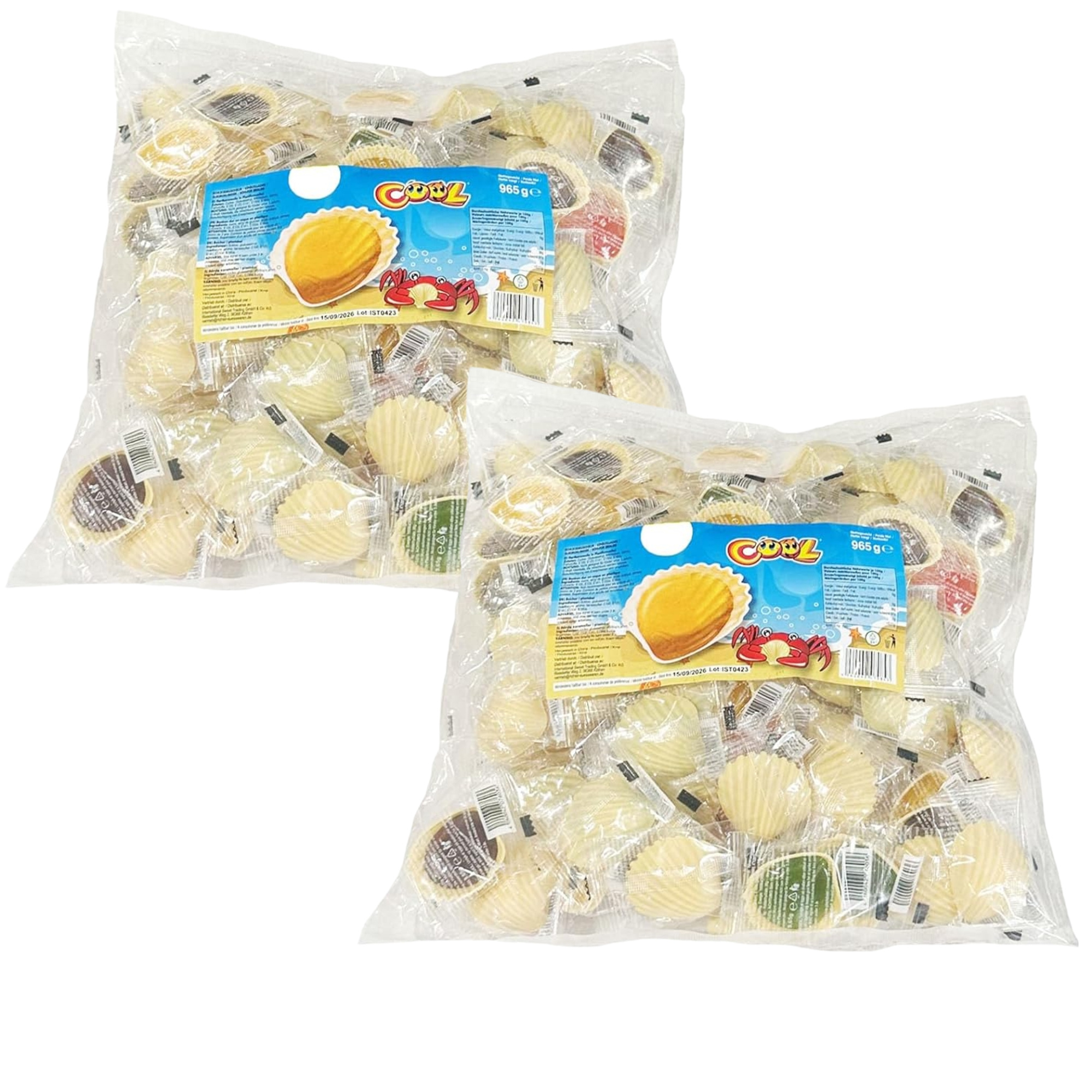 Cool 2x 100 Snail Shells | Total Content 1.93kg | Individually Packed In A Bag For Kids' Party Or Office Sweets