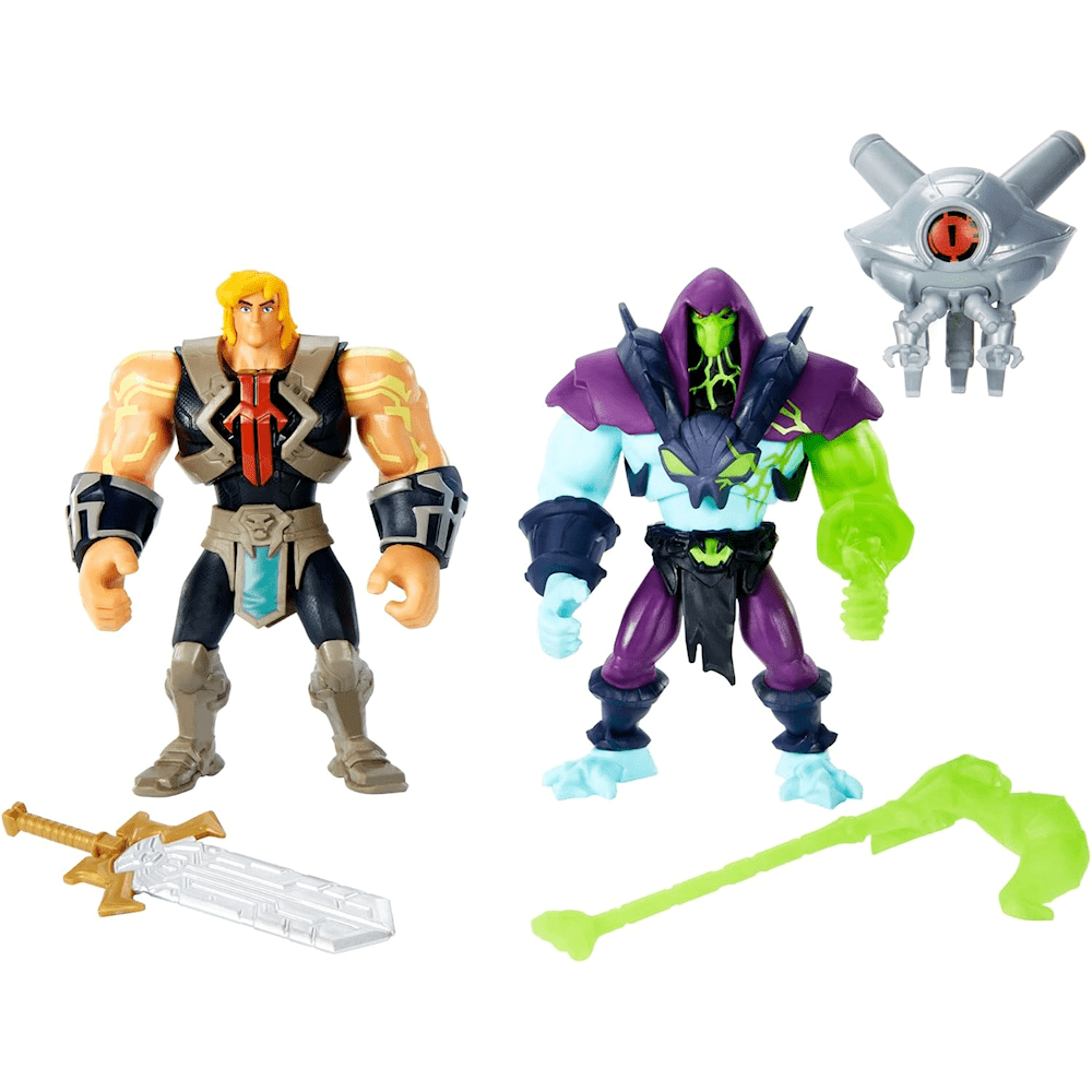 TEMU He-man For Action Figures | 2 Pack Collectible Set | Poseable Character Models | Kids & Collector Gift