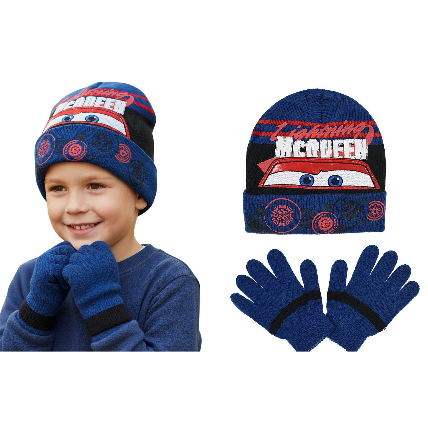 Knitted Hat + Glove Set