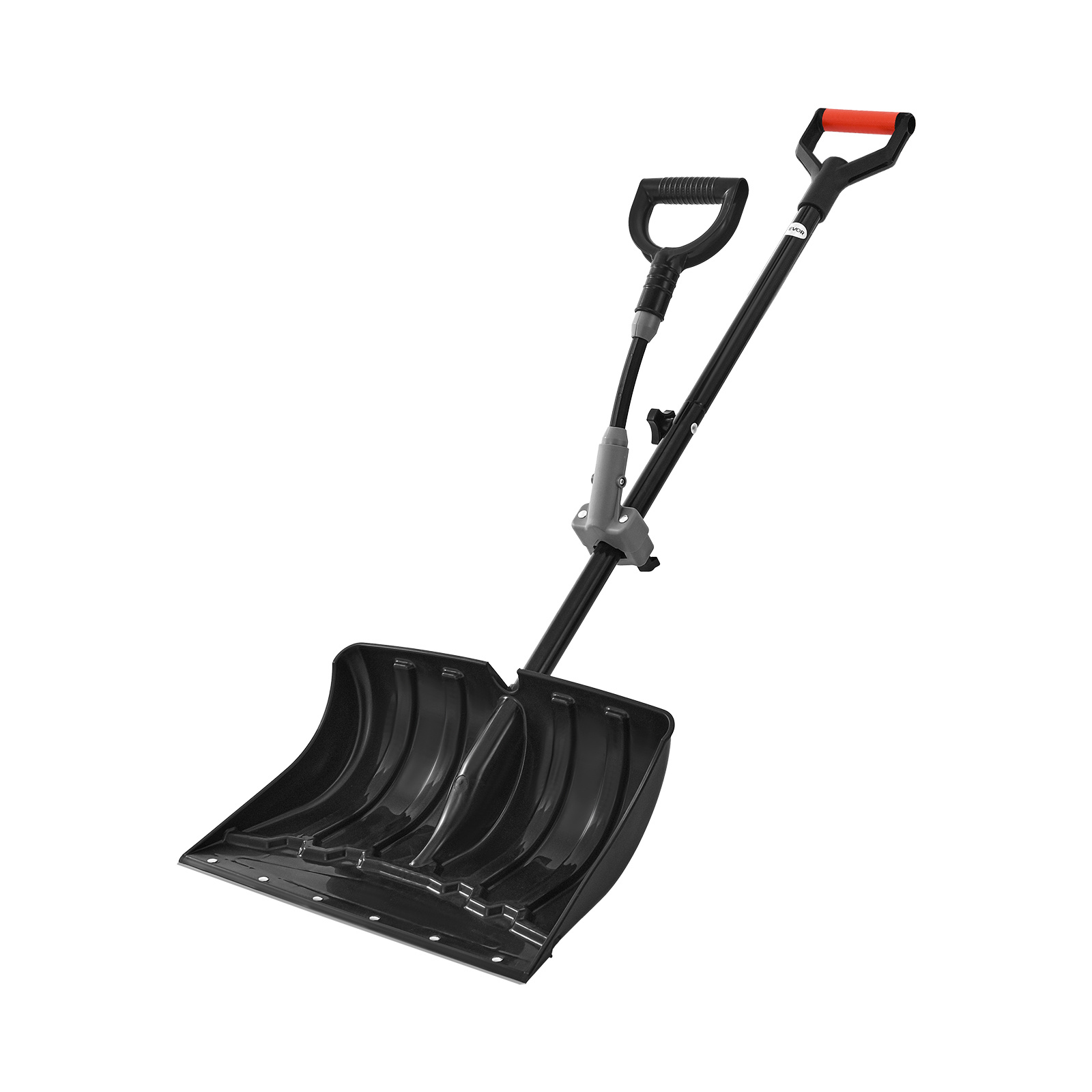 Image of Vevor Snow Shovel For Driveway, 45.5cm Wide Snow Shovel With Assist D-shaped Handles, Non Slip Grip, Large Capacity Shovels, Lightweight Snows Removal Tool For Garden Car Camping Outdoors