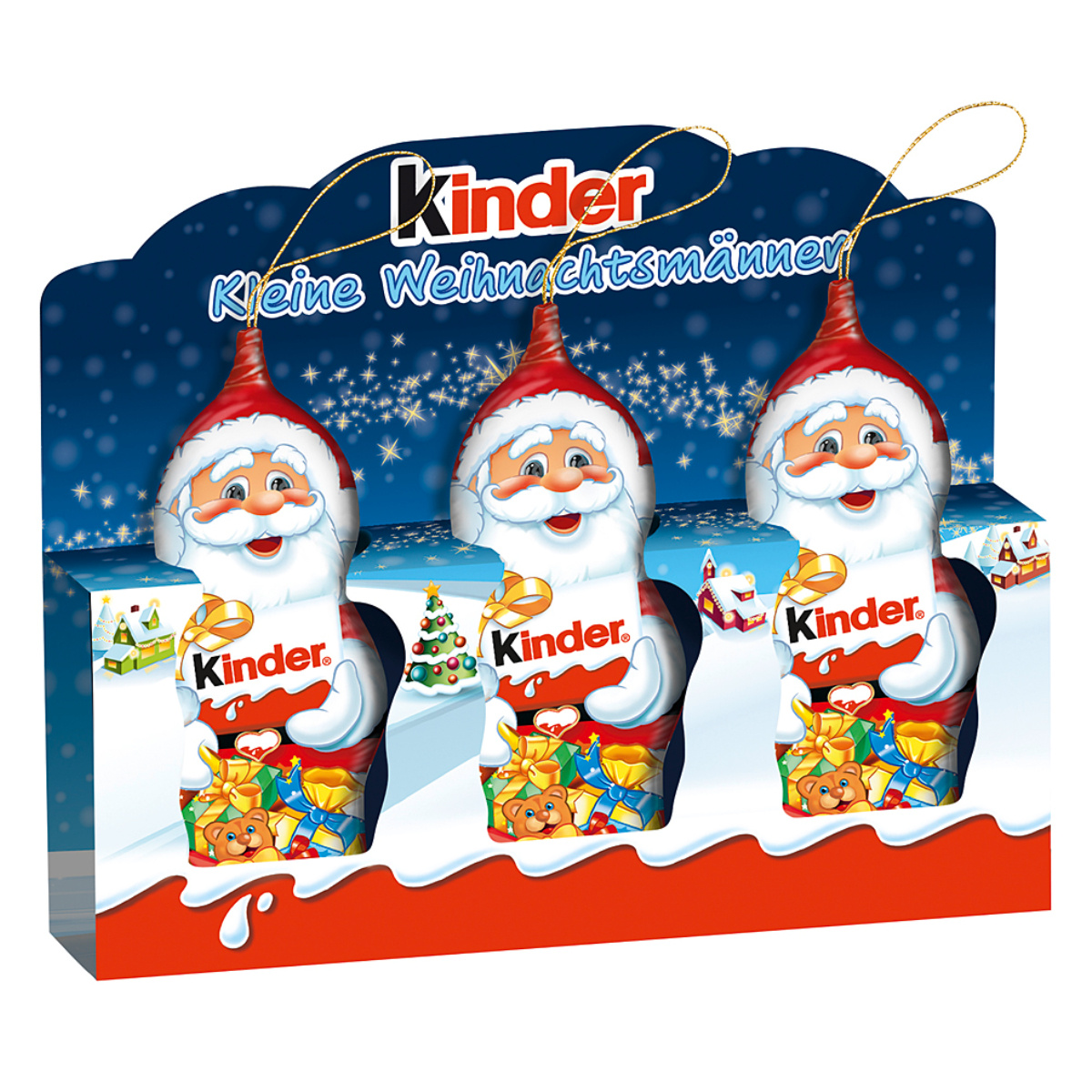 Image of Children's Chocolate Santa Claus Made Of Whole Milk Chocolate 45g