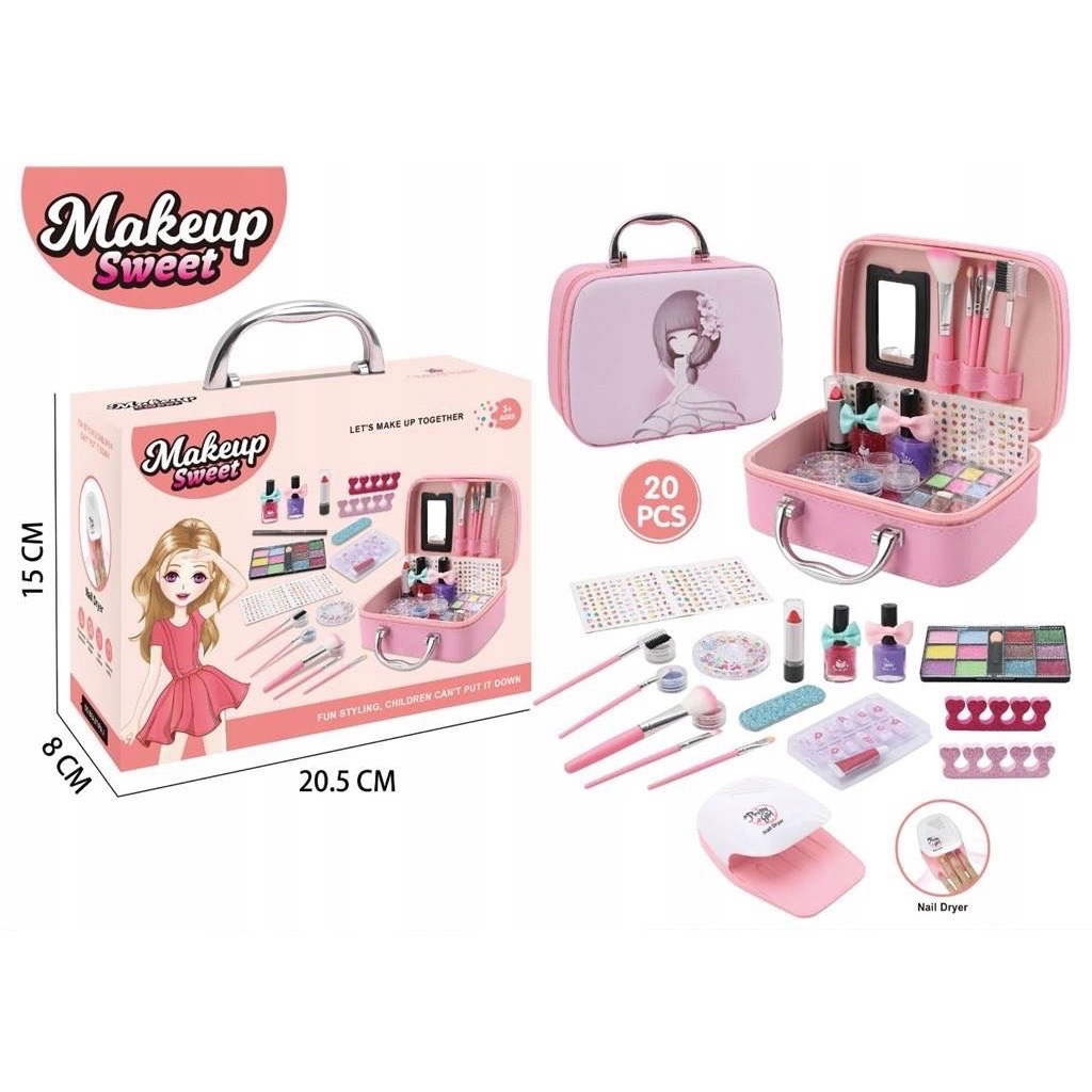 TEMU Nail Polish Set In A, Complete Set With Tools For Nail Styling, Ideal For Home Use Or As A Gift, Compact Dimensions Of .0 X 7.5 X 14.0 Cm,