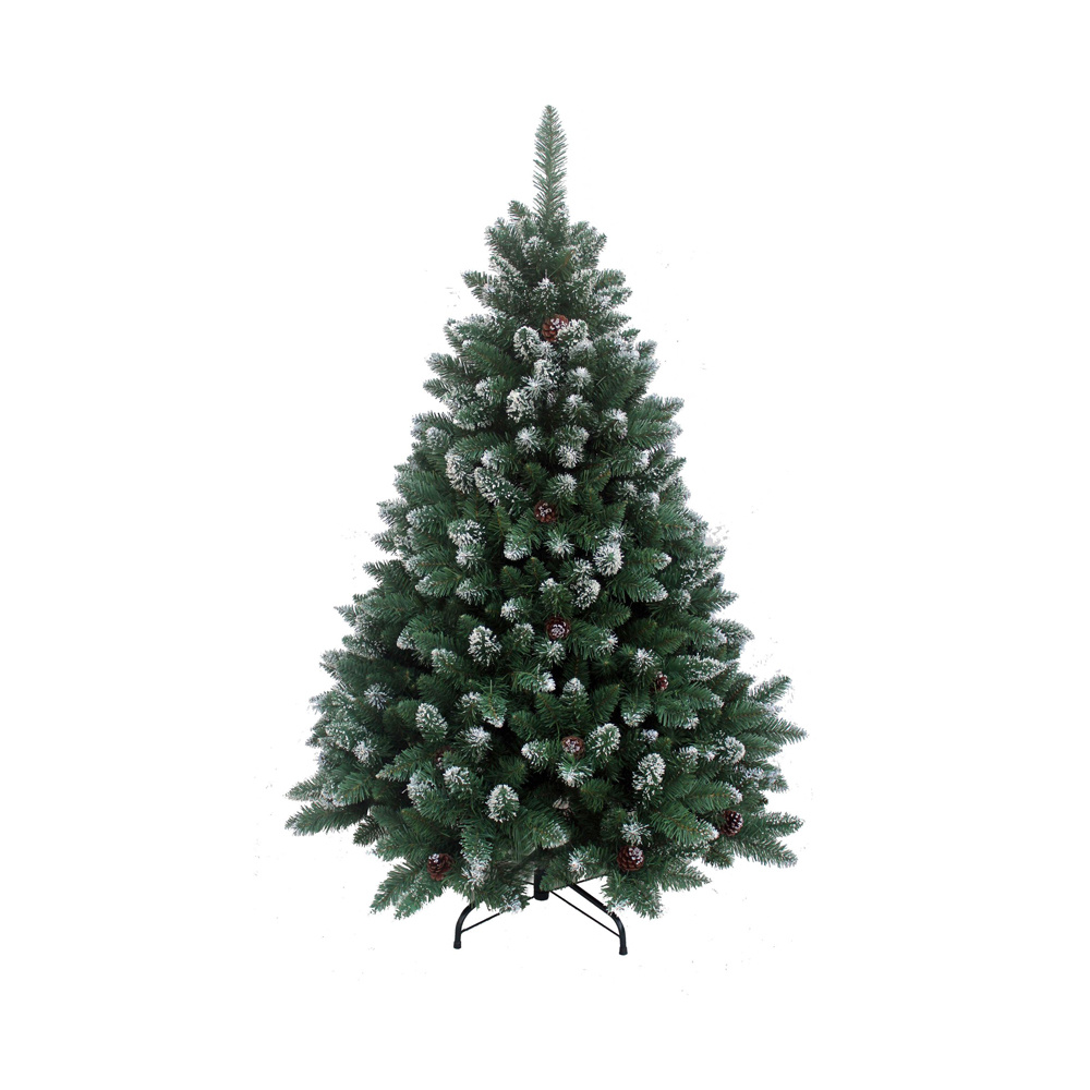 15013 Snowy Tree 120 Cm Artificial Christmas Tree With Snow And Cones (ø . 78 Cm) . 500 Tips