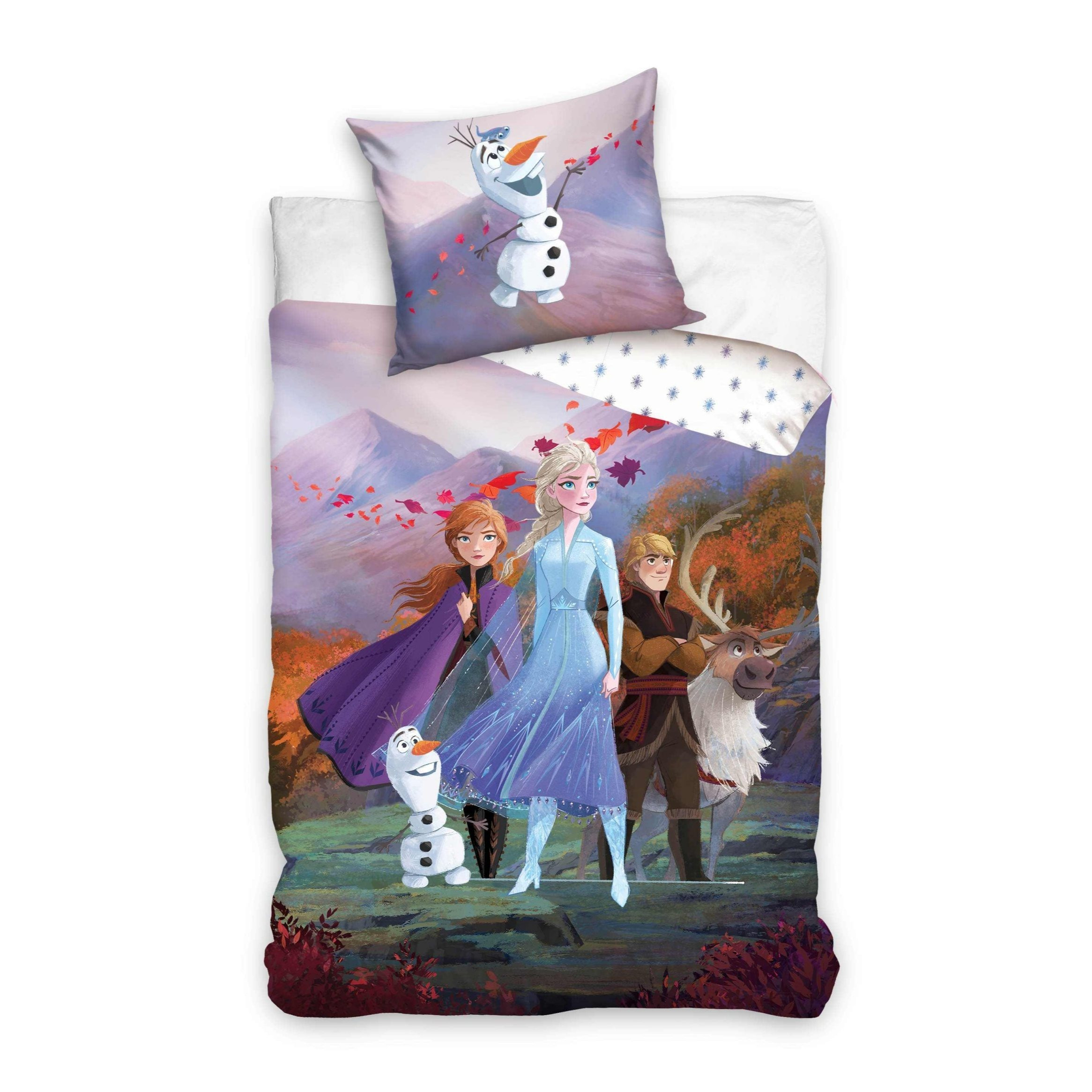 Frozen The Bedding Set - Duvet Cover 135x200, Pillowcase 80x80, German Size, 100% Cotton, , Anna, , , , Girls' Bedding