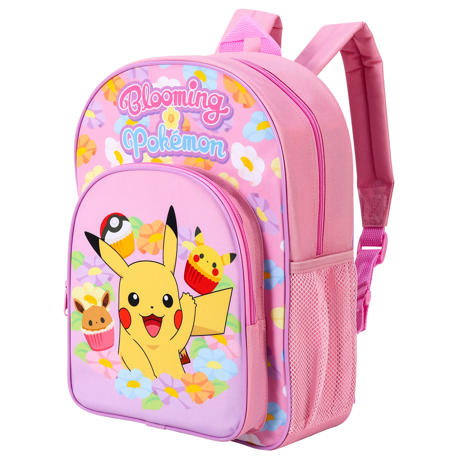TEMU Girls Kids Childrens Premium Backpack School Rucksack Travel Bag With Side Mesh Pocket And Front Zipped Pocket