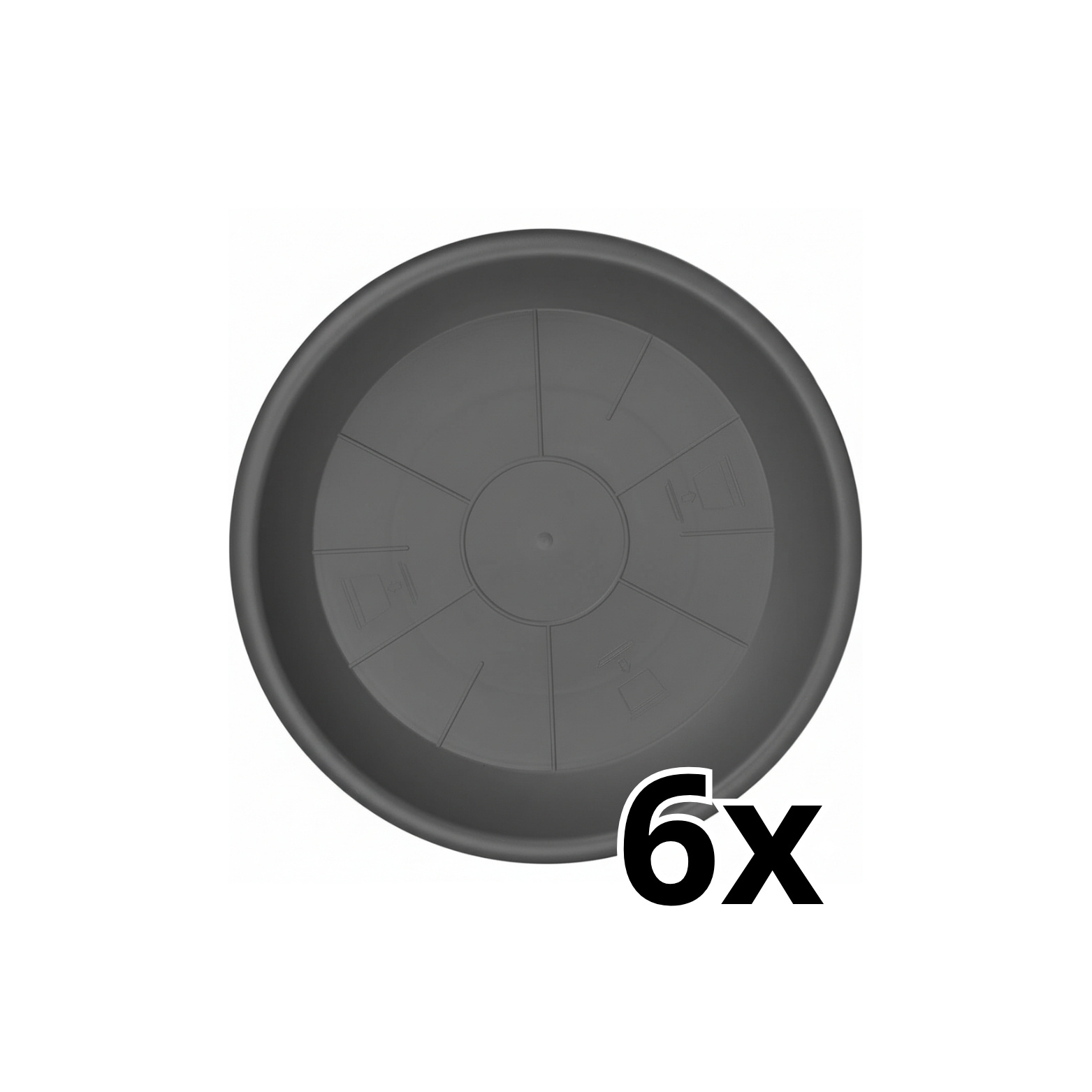 6 Flower Pot Coasters With Ø 35 Cm Flower Pot Coaster Flower Coaster