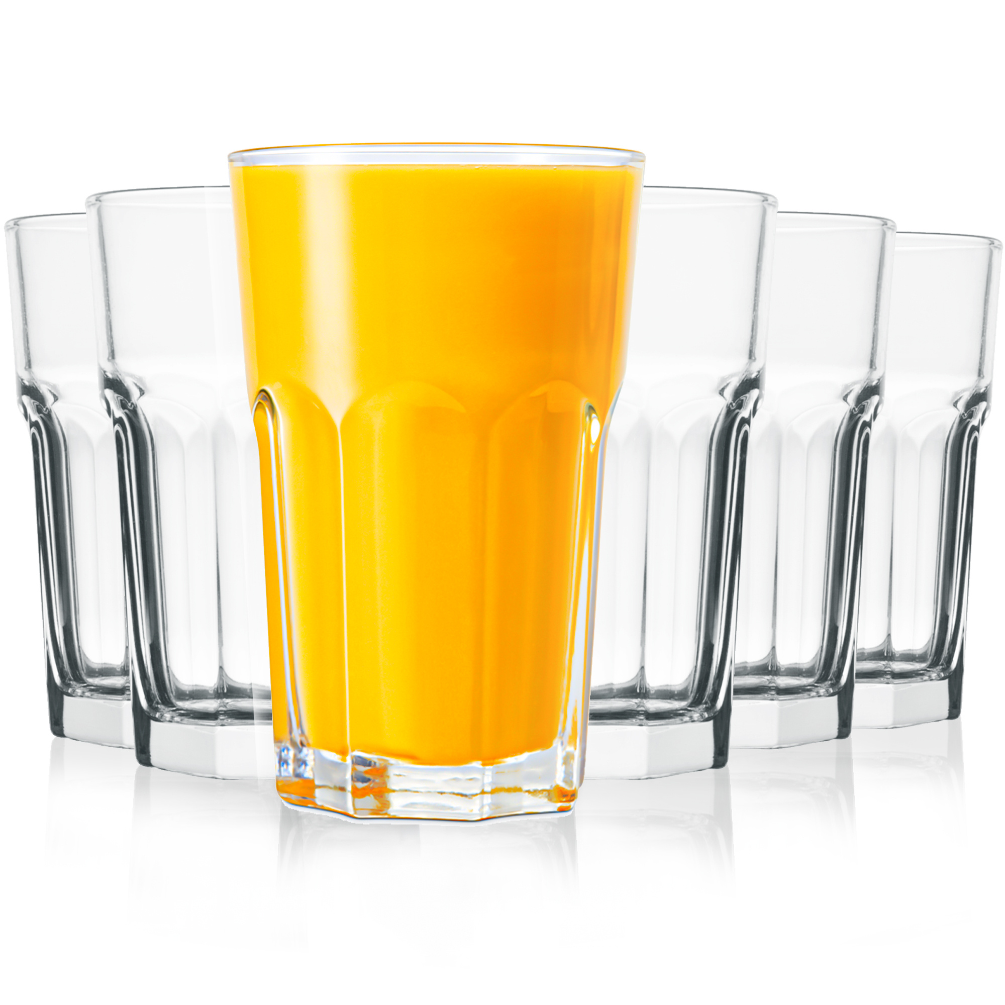 Image of Elegant Drinking Glasses Made Of - 270 Ml - Ideal For Water, Juice, & S - As A Set Of 6 Or 12, & Dishwasher Safe
