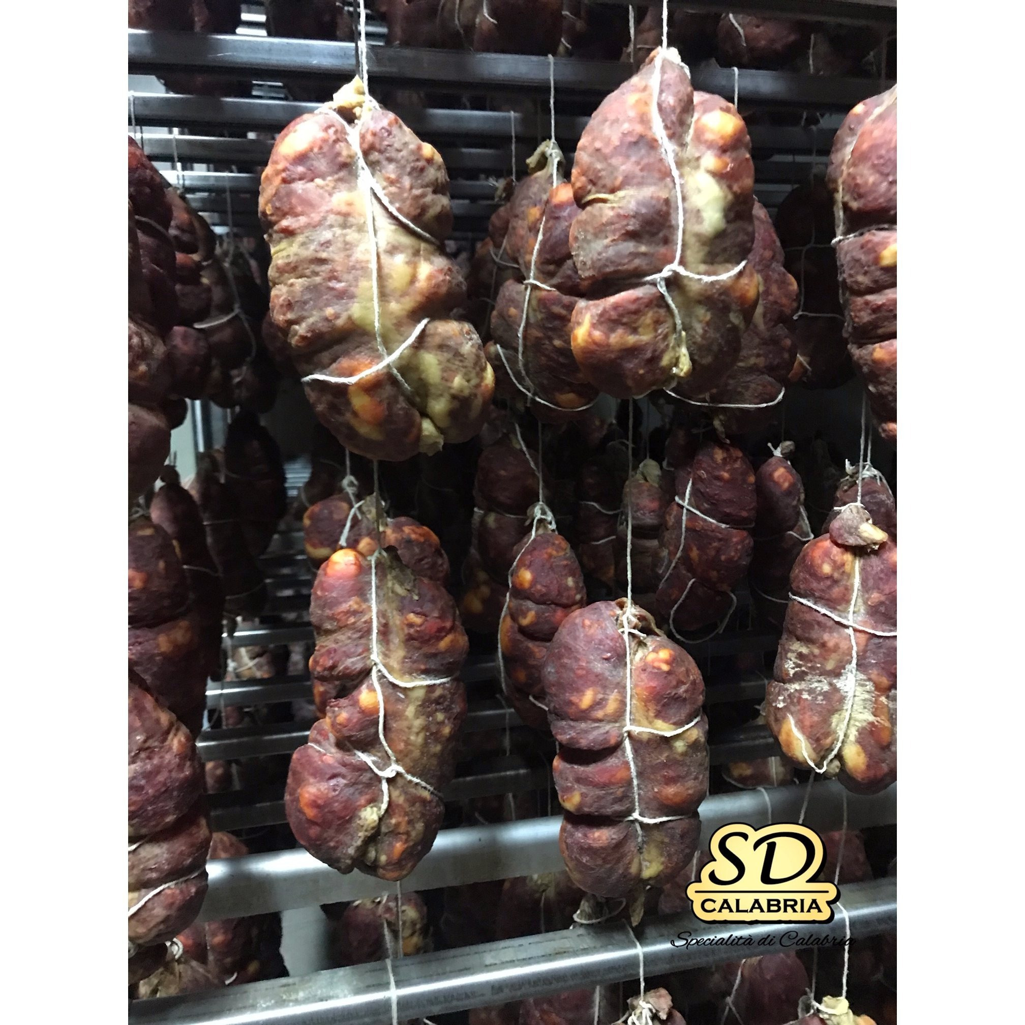 E-shop Würzige handgemachte Soppressata aus Kalabrien, ca. 900g – 2 Packungen à ca. 450g