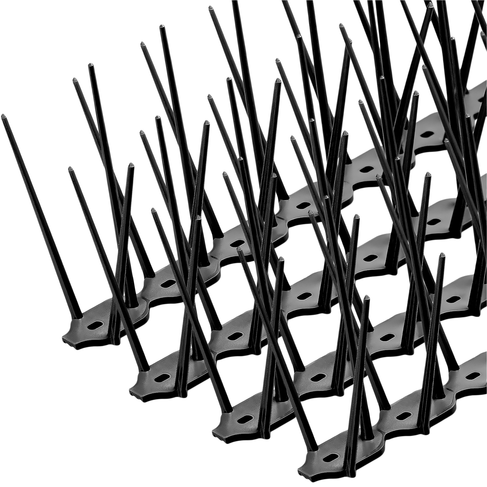 Bird Deterrent Spikes Made Of Durable Plastic – 3-row Pigeon Repellent For Pigeons, & Cats – Weatherproof, Uv-resistant & – In 3, 6, Or 12 Panels And