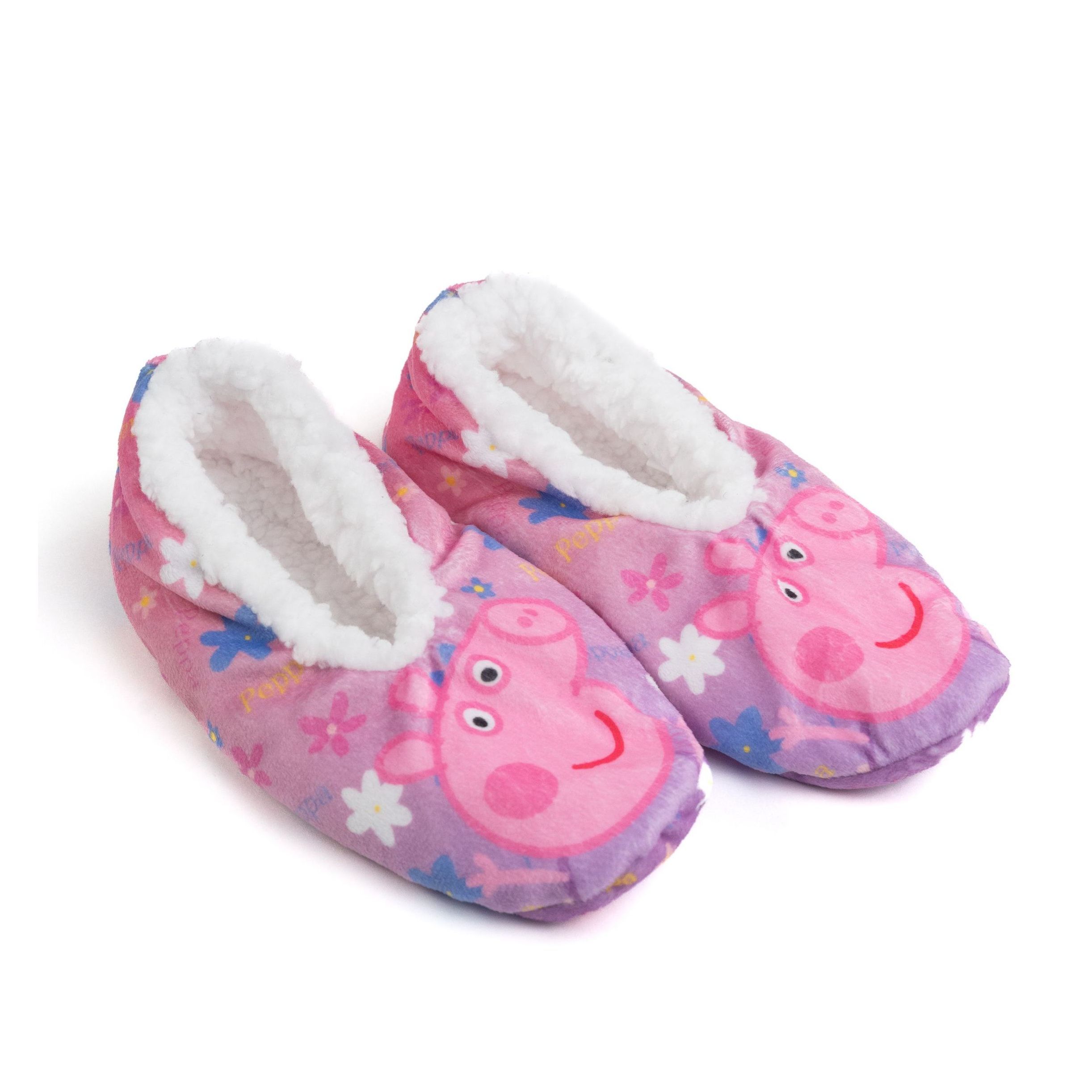 Image of Peppa Ballet Flats For Girls Abs Winter House Shoes Insulated Kids Slippers Pink
