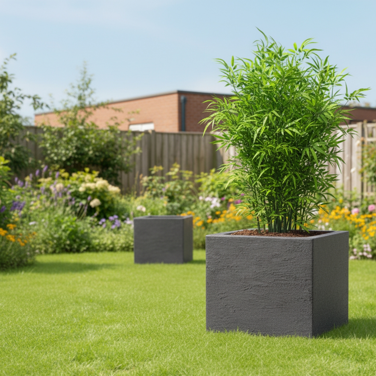 Image of Plant Pot 39x39 Cm Flower Pot Planter