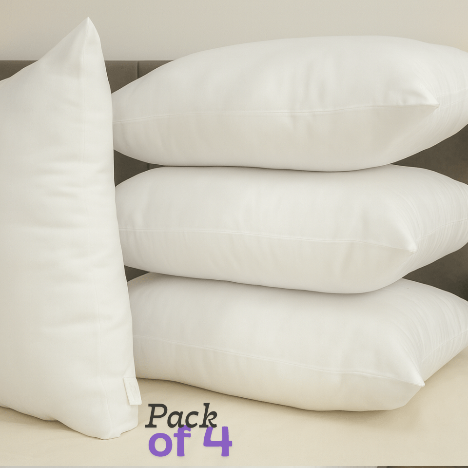 Chilimilii 4 Pack Hollow fiber Bed Pillows Bounce Back Anti-Allergy & Hotel Quality Support