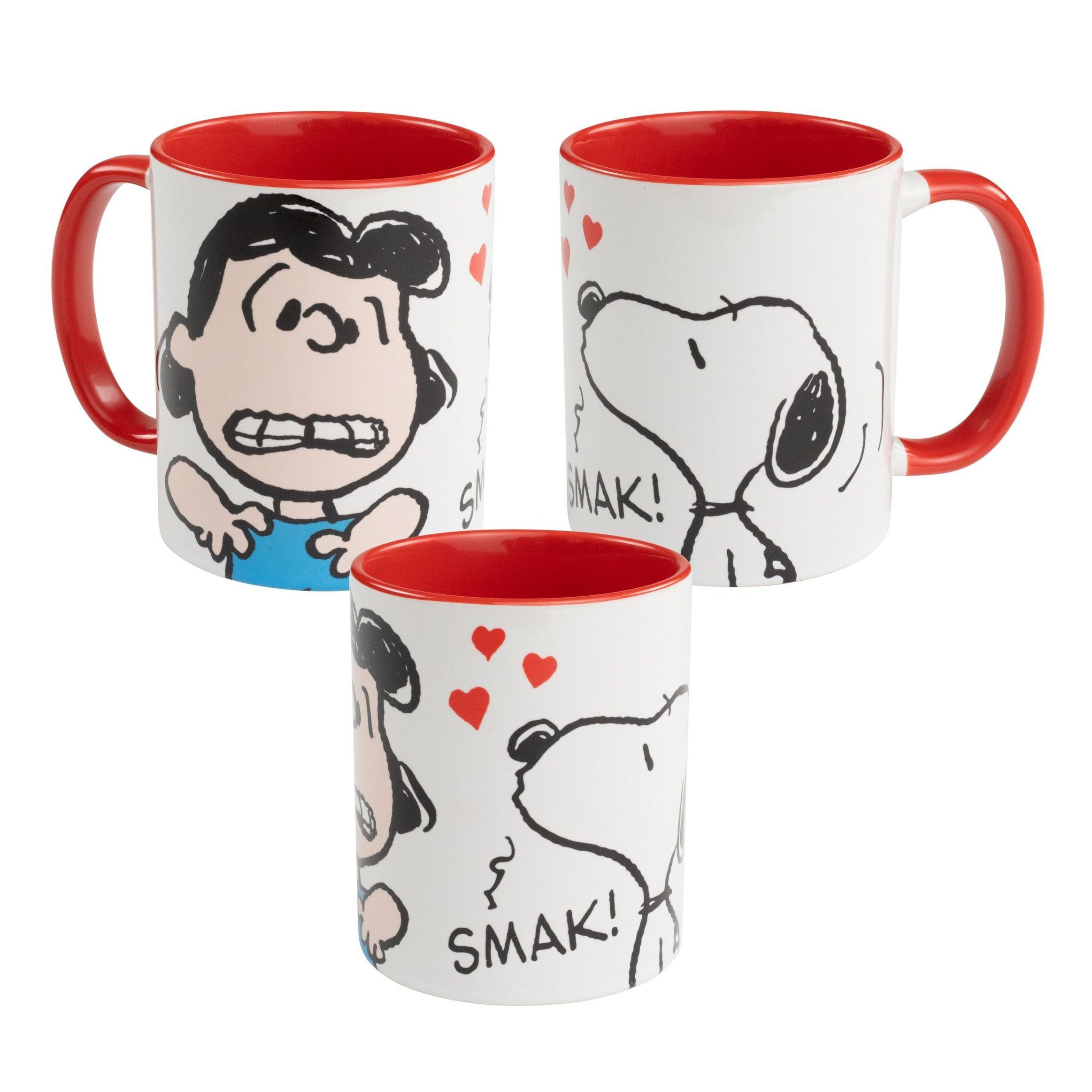 The Cup - Smak Coffee Cup Mug Ceramic Coffee Cup 320 Ml Red/white