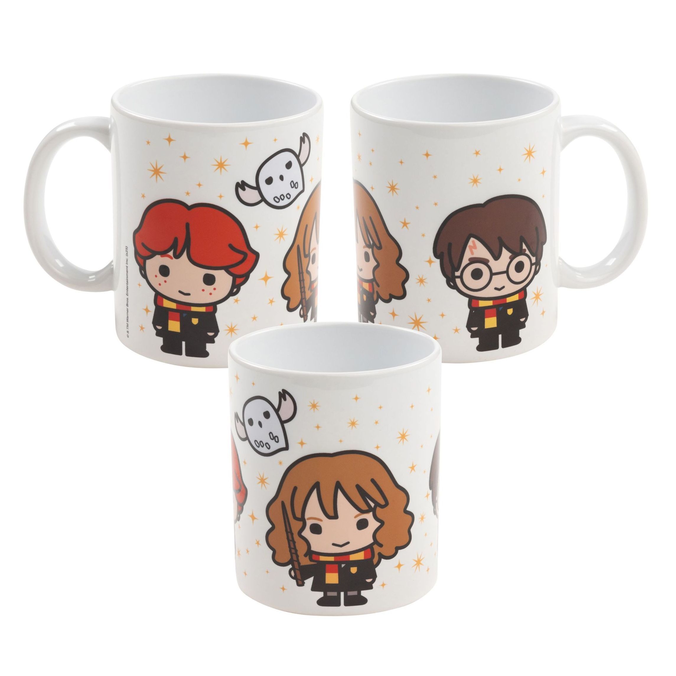 Image of Trio Ceramic Coffee Mug - White, 320 Ml