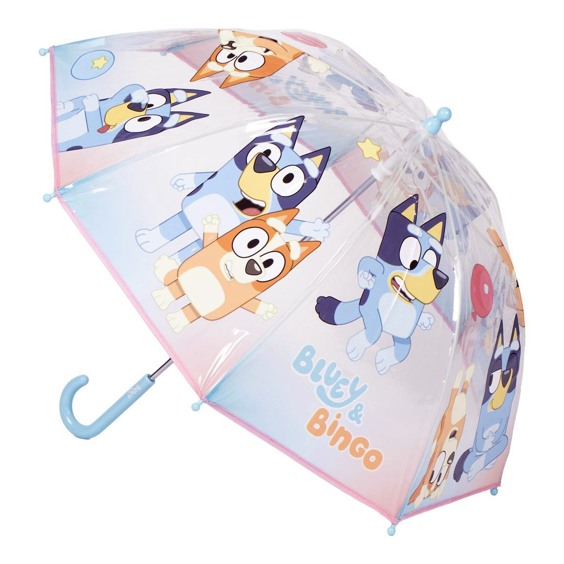 Image of Kids Transparent Umbrella 71 Cm Pink