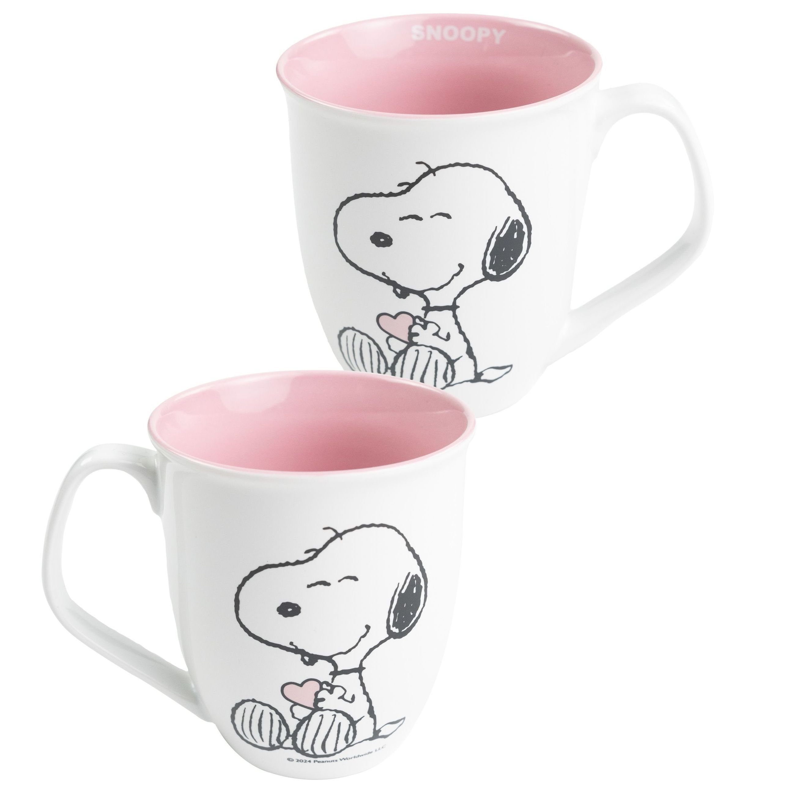 The Cup - Coffee Mug Coffee Cup Made Of Ceramic Pink White 280 Ml