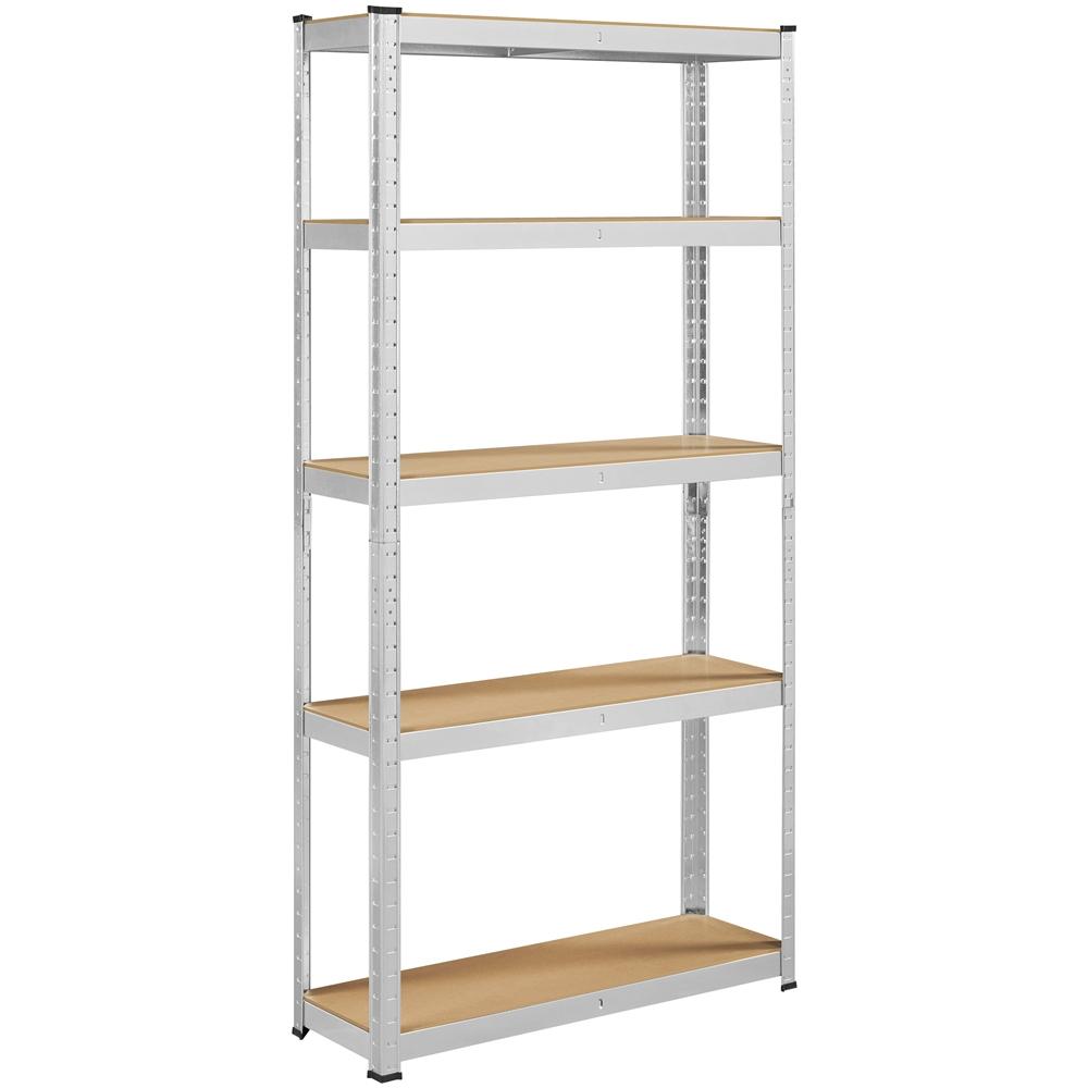 Image of Costoffs Heavy-duty Storage Shelf Organizer With Adjustable Mdf Shelves For Living Room, Garage, Basement, Kitchen, 180x90x30cm