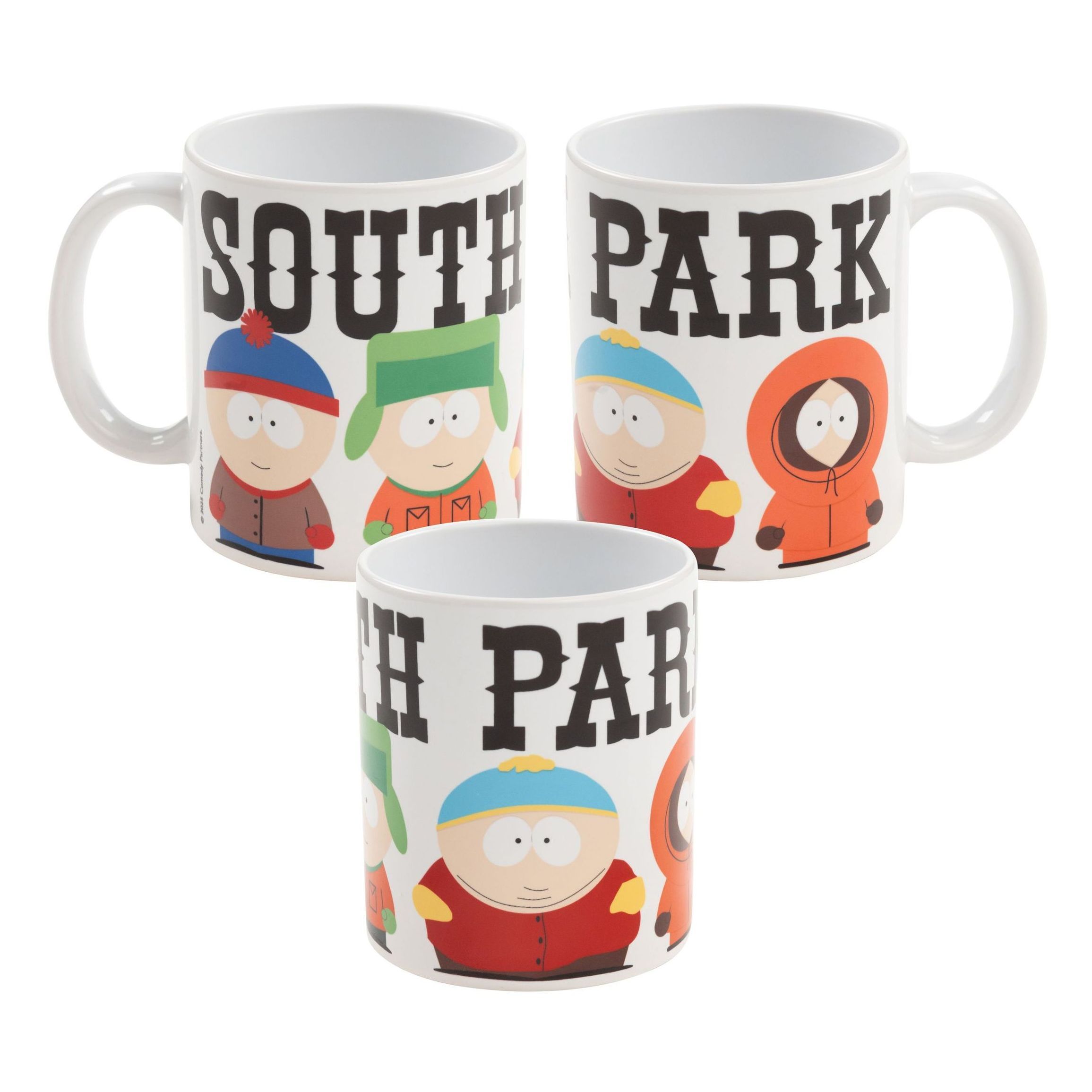 South Park Mug - , , Kyle & Stan Ceramic Coffee Cup, 320 Ml White