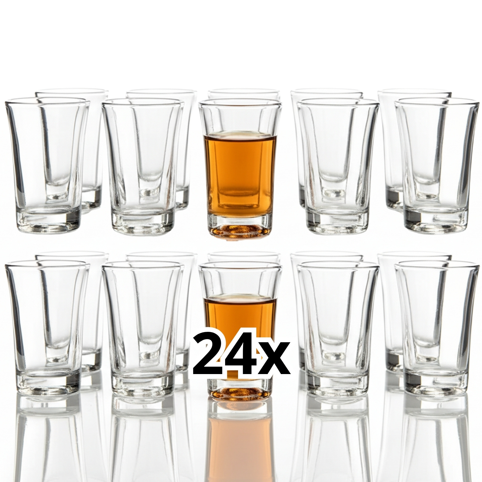 TEMU 24pcs Of Shot Glasses 4cl Dishwasher Quality