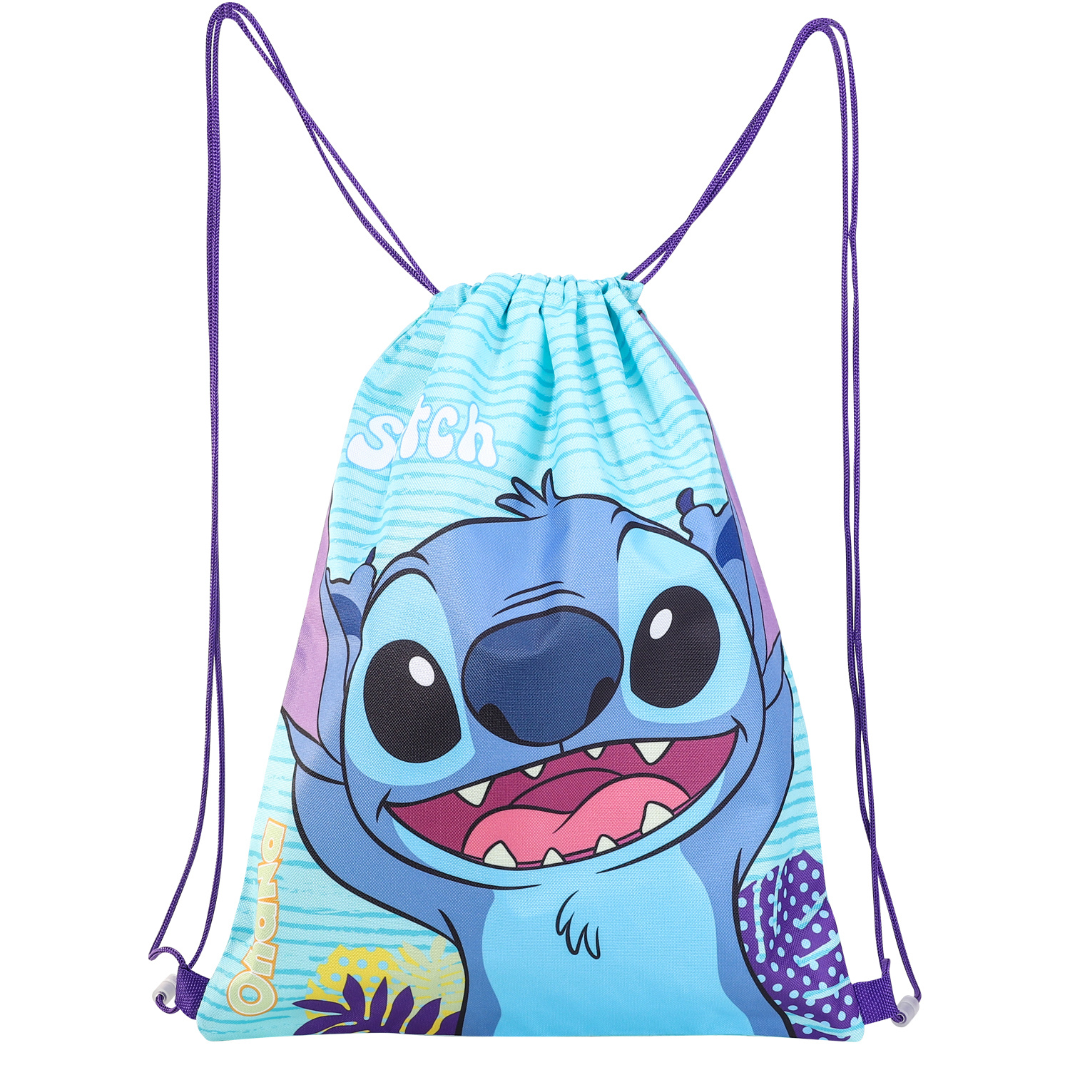 TEMU Stitch Kids Drawstring Pe Swimming Football Gym School Bag Lightweight - Ideal Christmas Gift For Kids