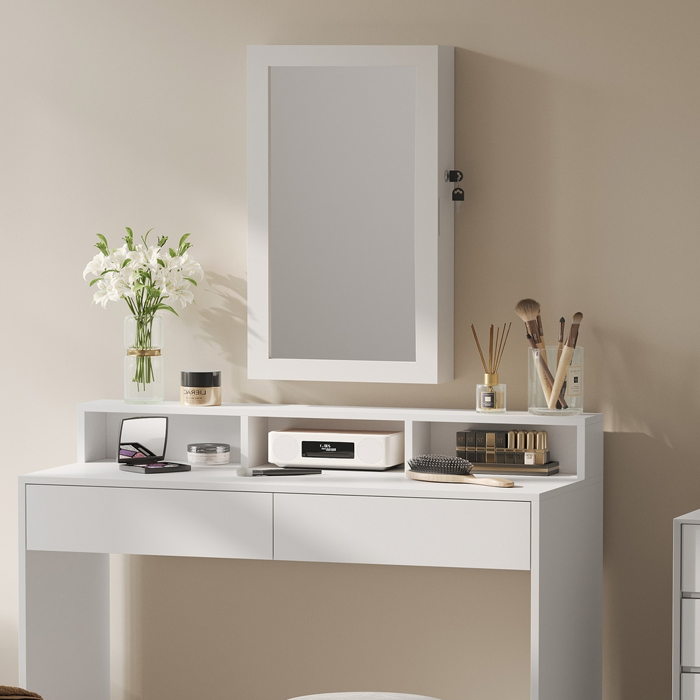 Jerk Cabinet, Mirror Cabinet, Wall-mounted Cabinet, Wall-mounted, Lockable, Space-
