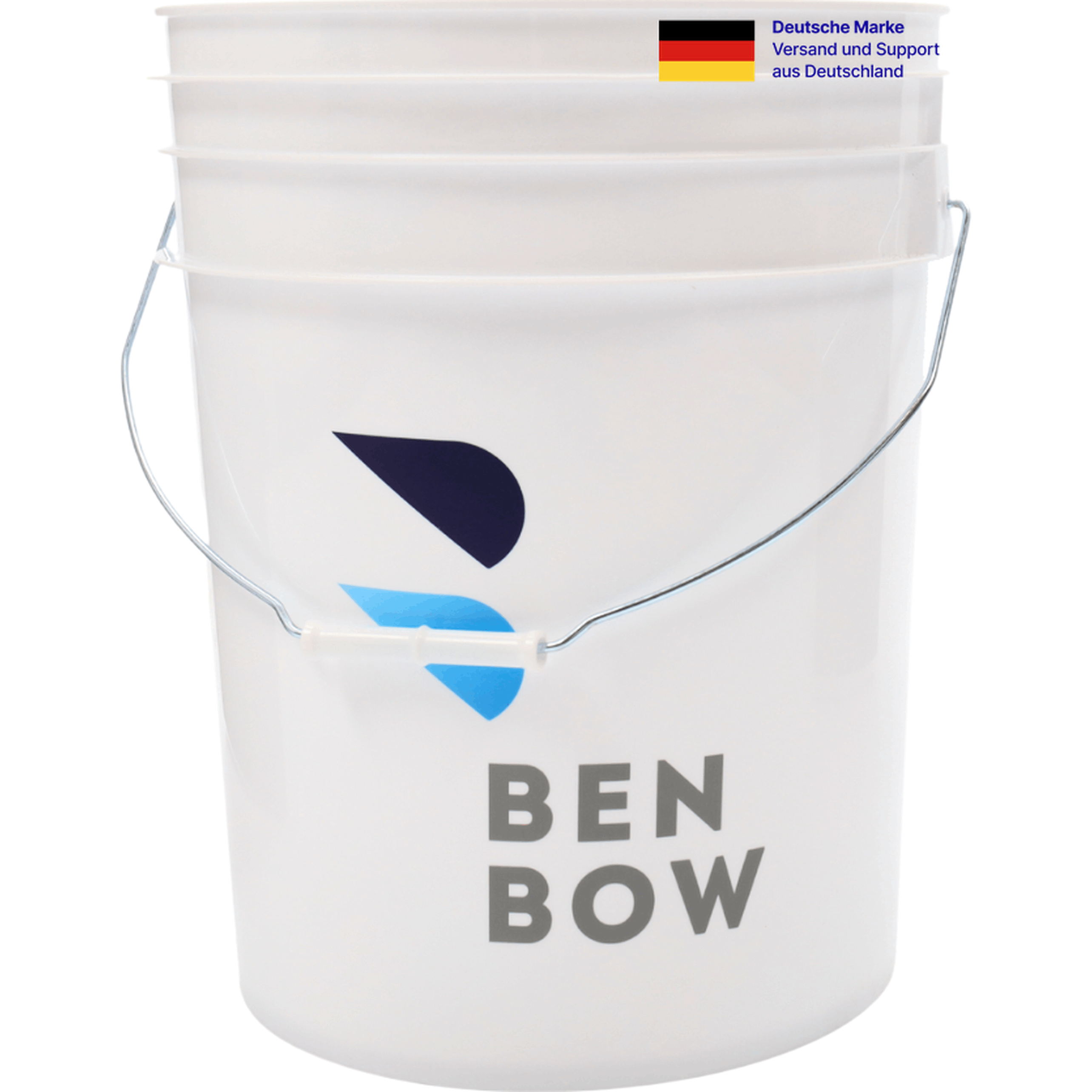 E-shop BENBOW Wascheimer 20 Liter Weiß - Bewährter Helfer für professionelle Hand-Autowäsche, Langlebig und vielseitig einsetzbar