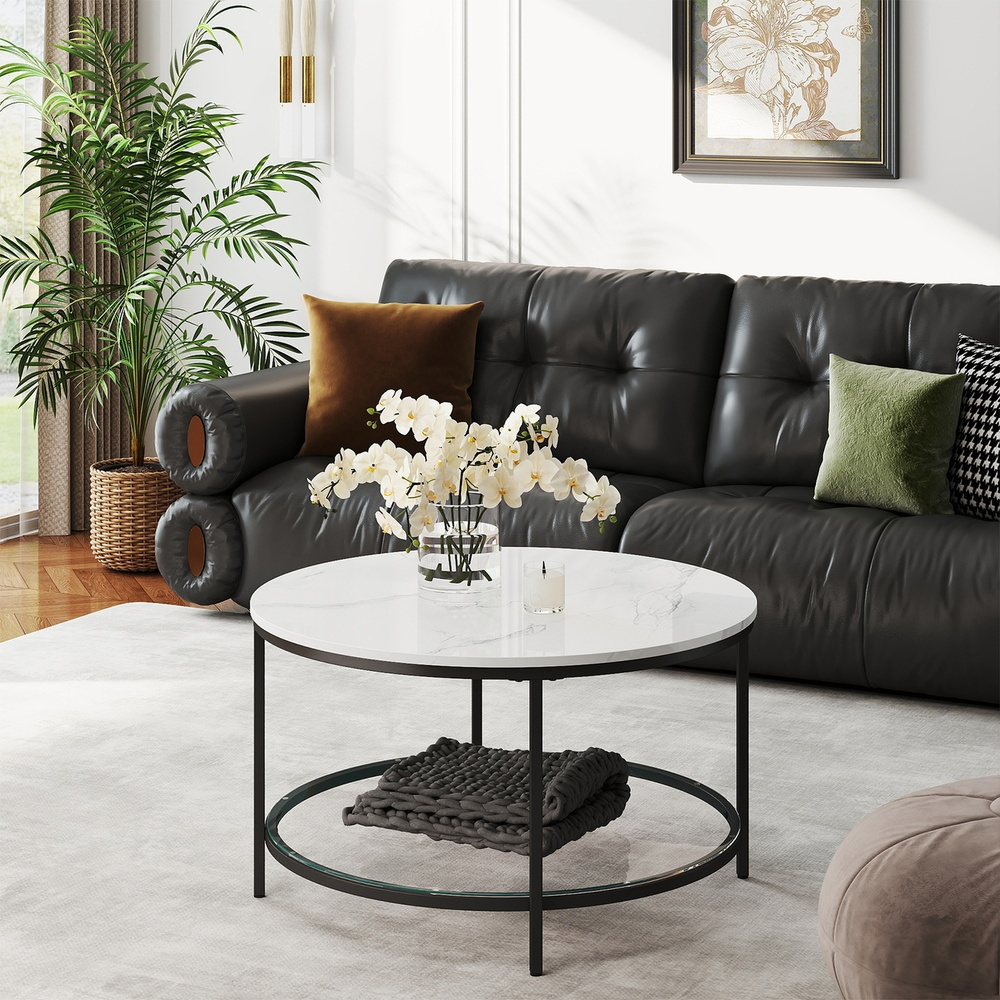 Coffee Table, Living Room Table, Sofa Table, For Living Room, With Top, Lots Of Storage Space, Easy Assembly